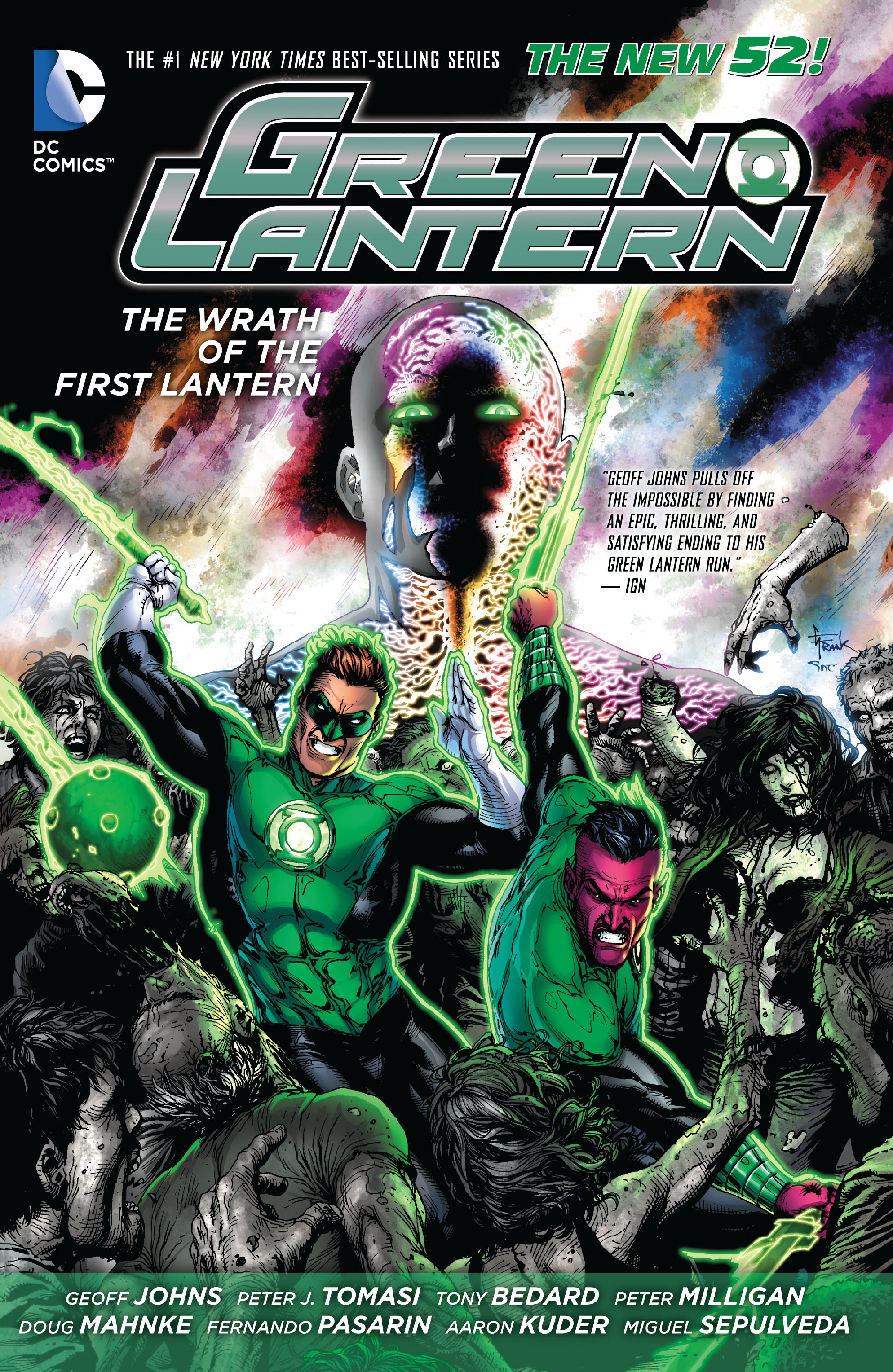 Read online Green Lantern: The Wrath of the First Lantern comic -  Issue # TPB - 1