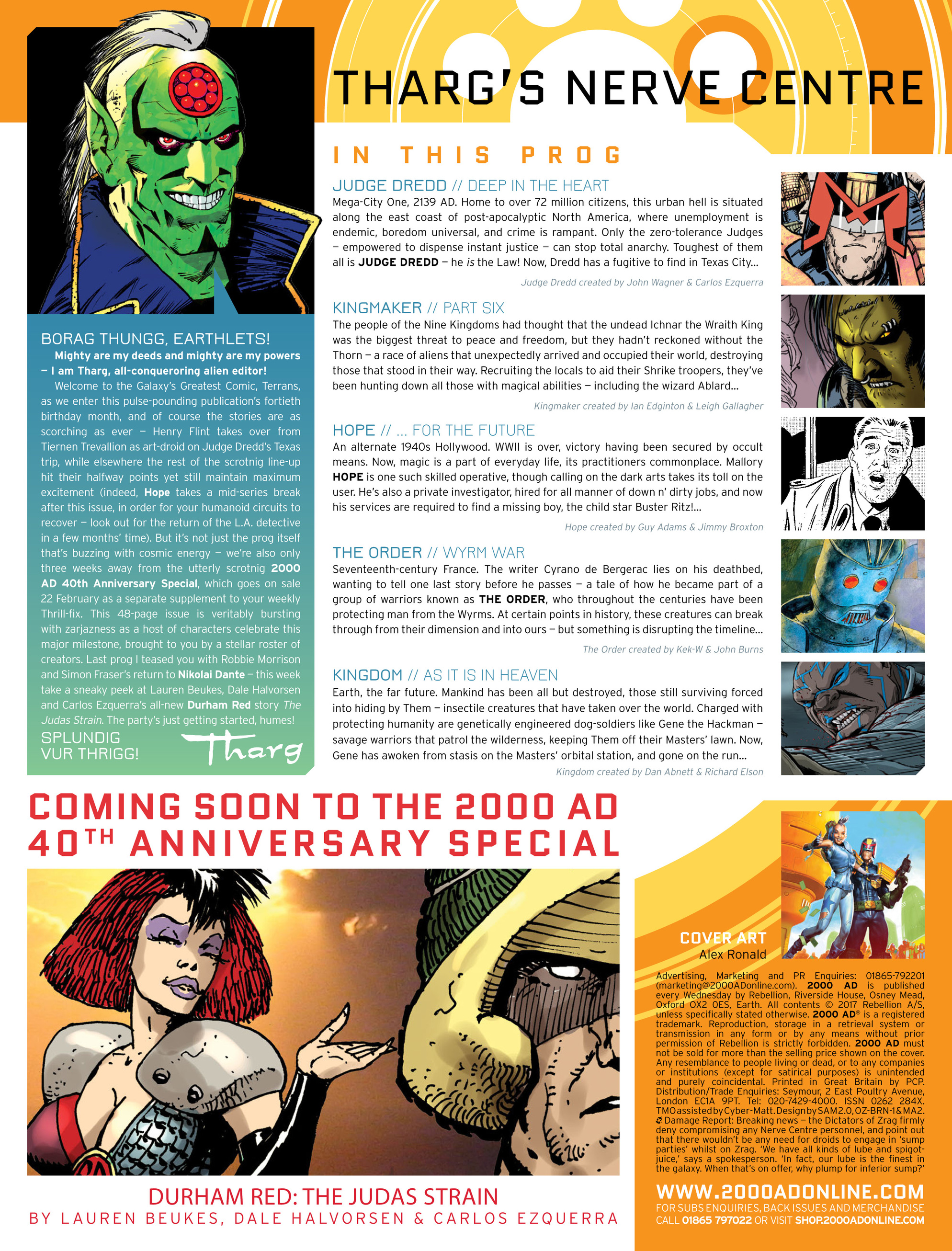 Read online 2000 AD comic -  Issue #2016 - 2