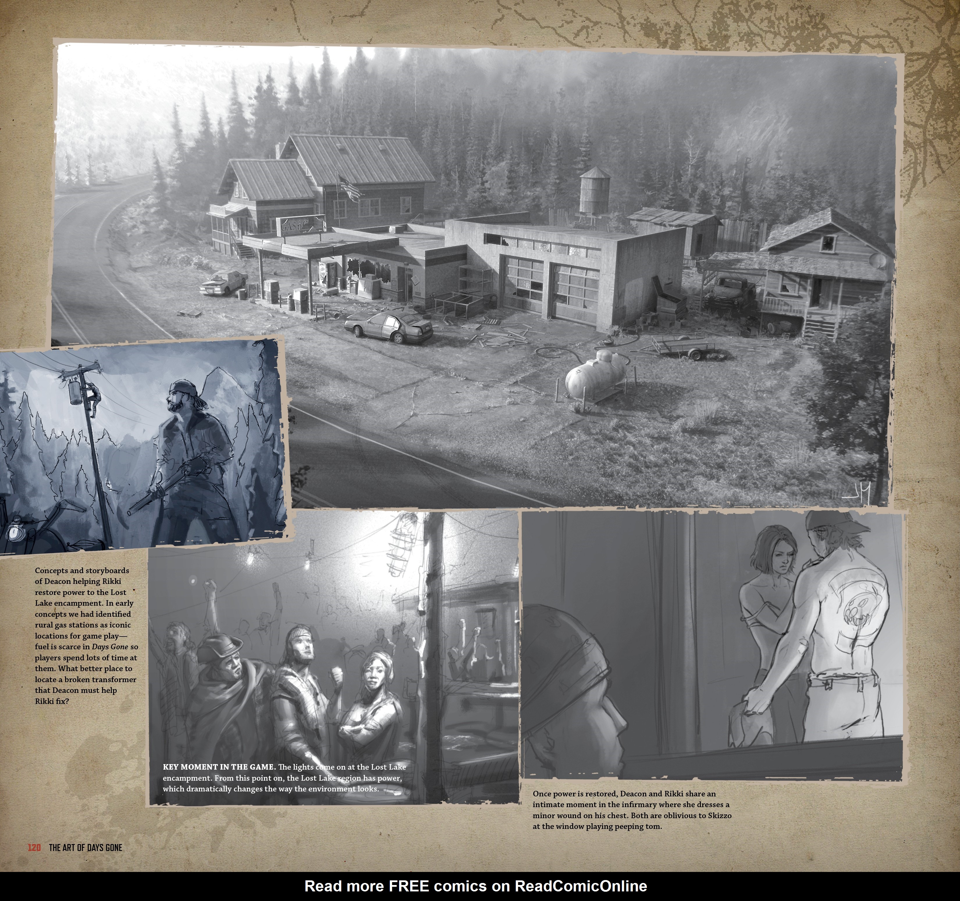 Read online The Art of Days Gone comic -  Issue # TPB (Part 2) - 12