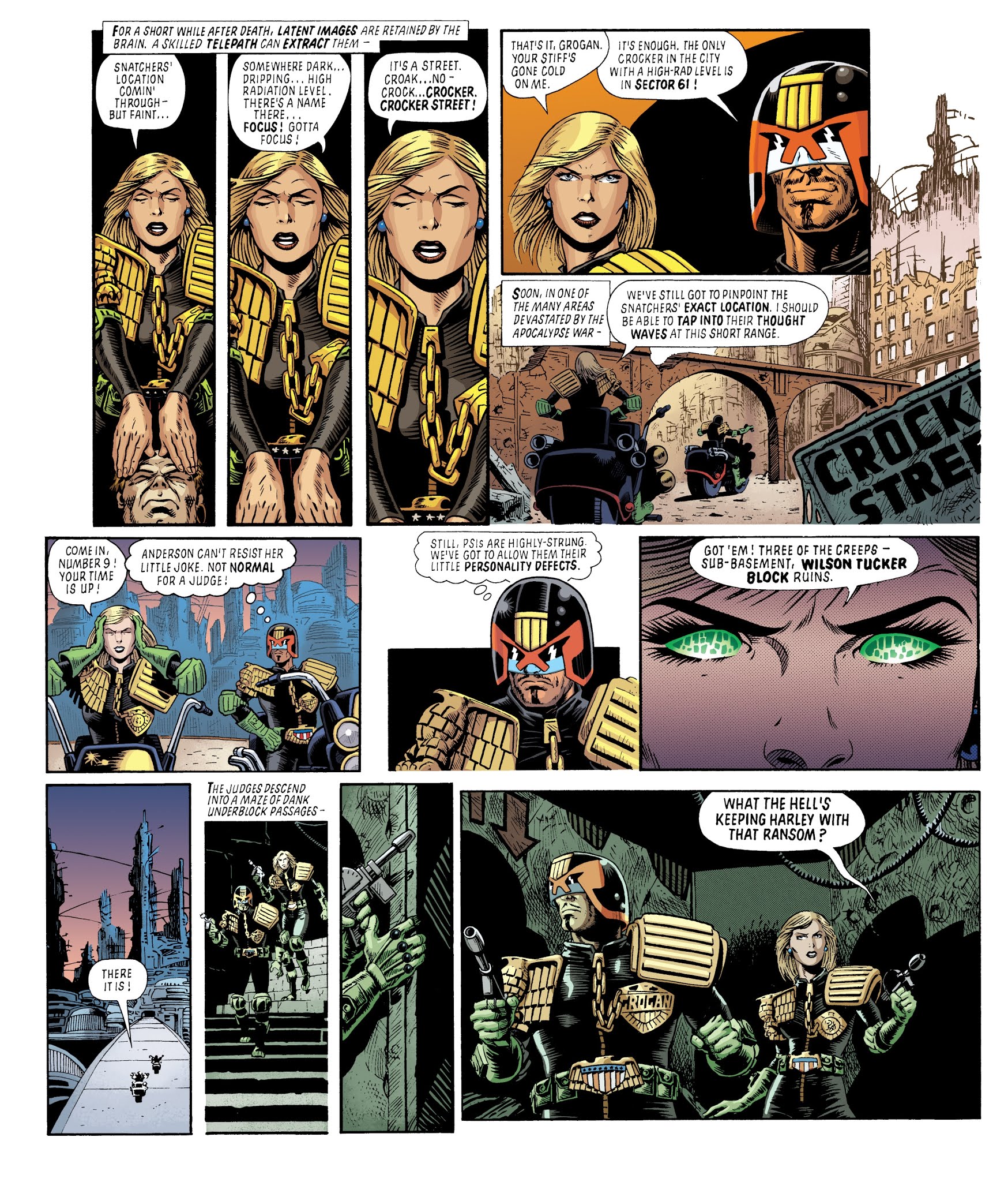 Read online Judge Dredd Classics: The Dark Judges comic -  Issue # TPB - 52