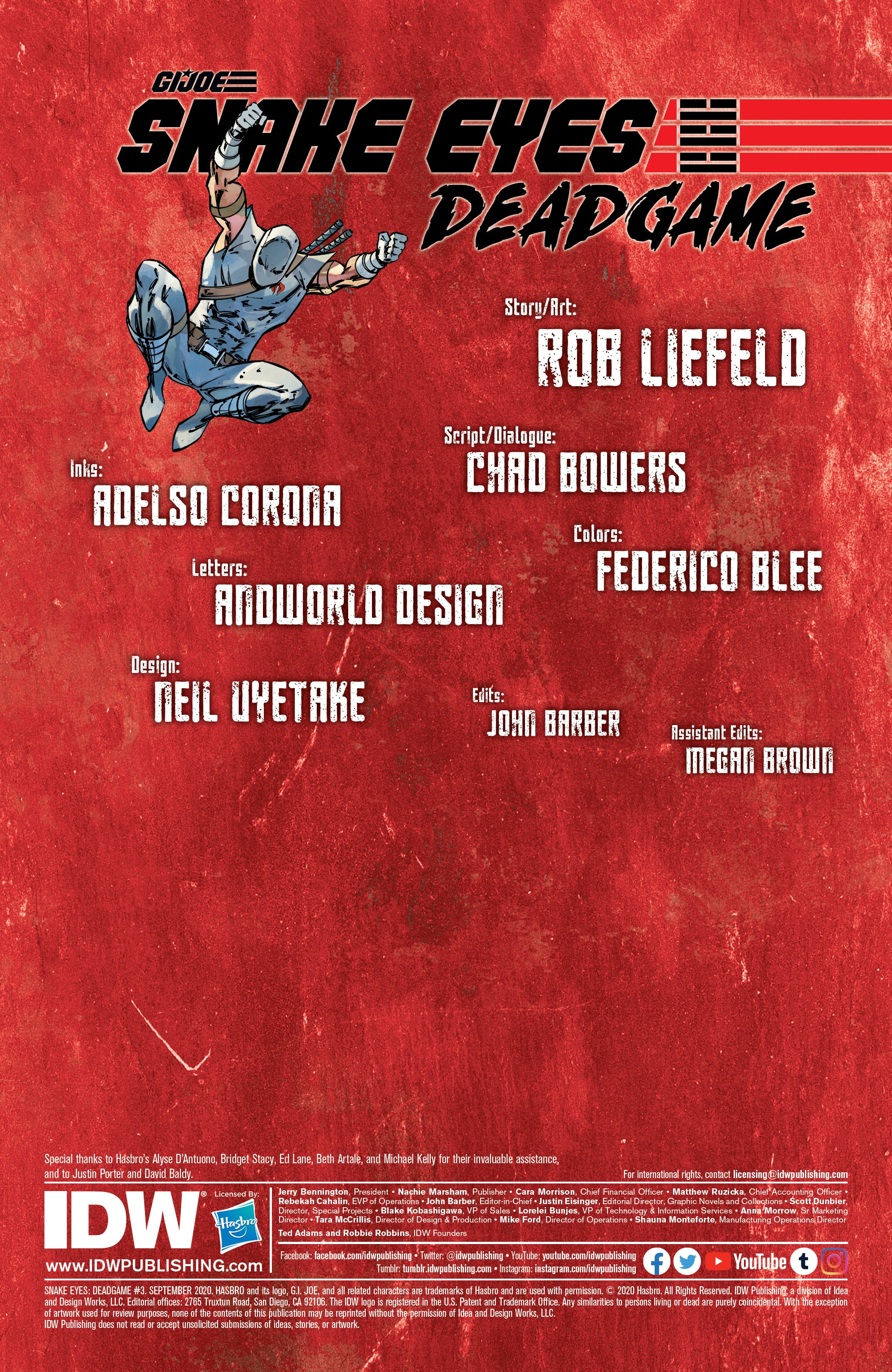Read online Snake Eyes: Deadgame comic -  Issue #3 - 2