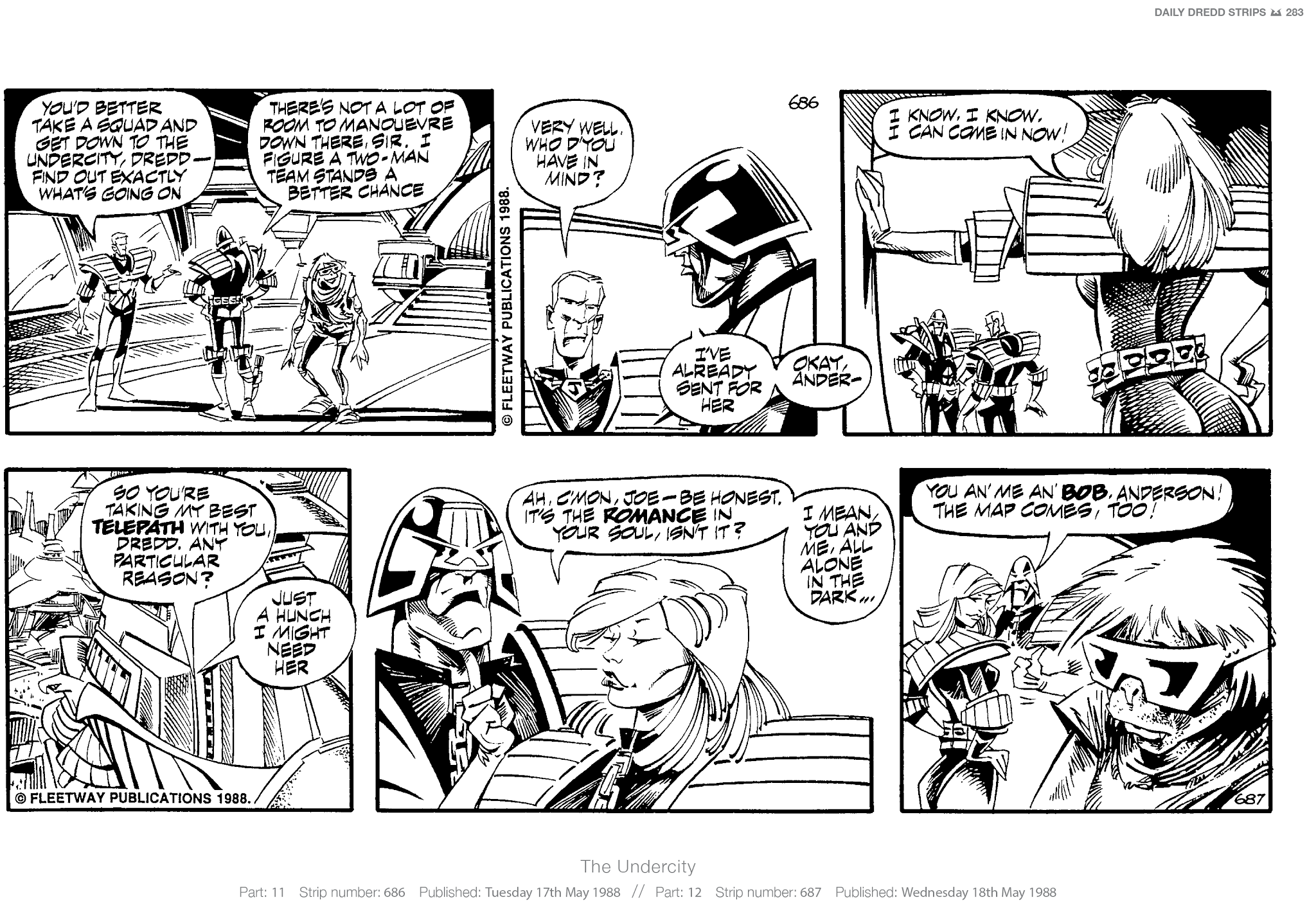 Read online Judge Dredd: The Daily Dredds comic -  Issue # TPB 2 - 286