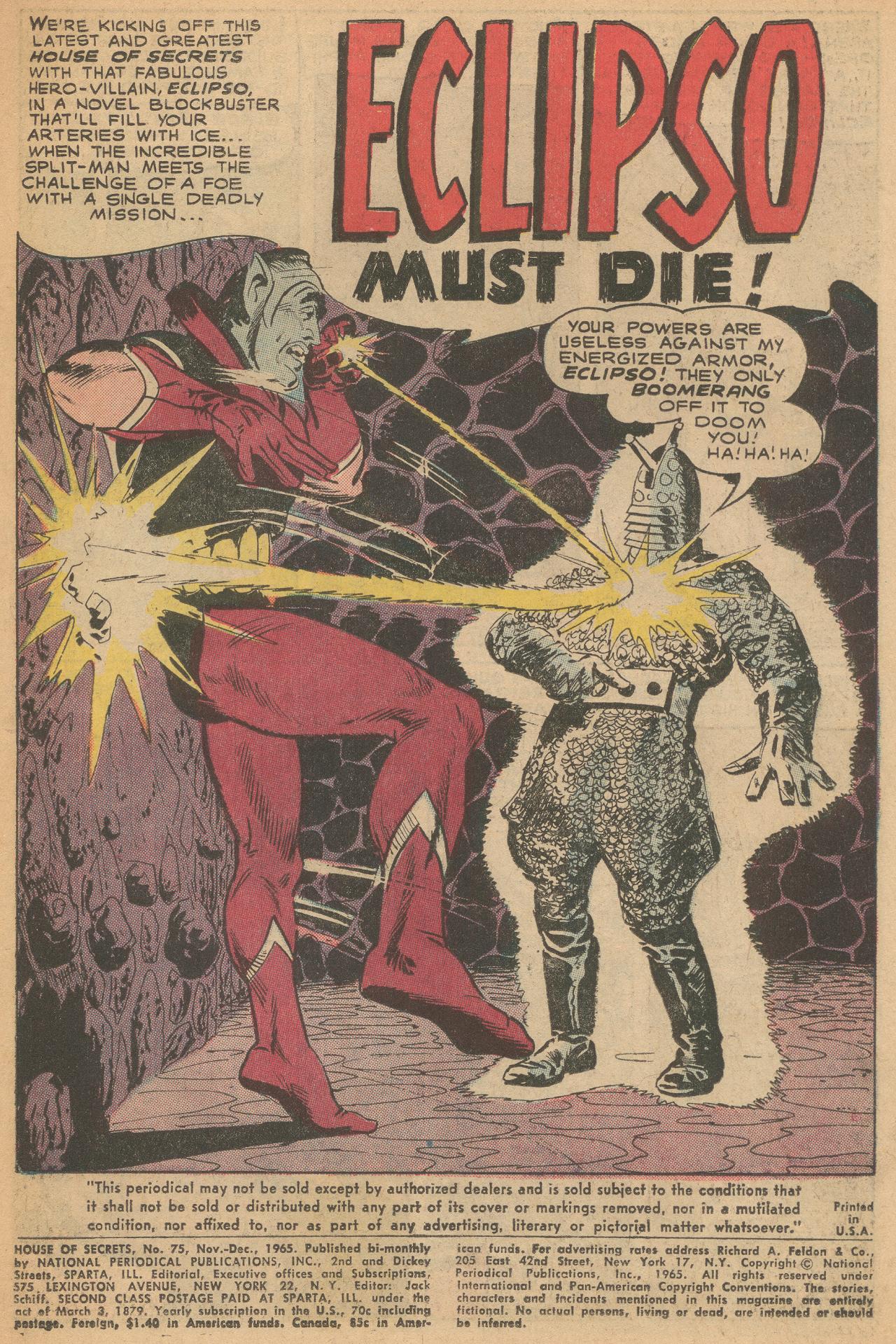 Read online House of Secrets (1956) comic -  Issue #75 - 3