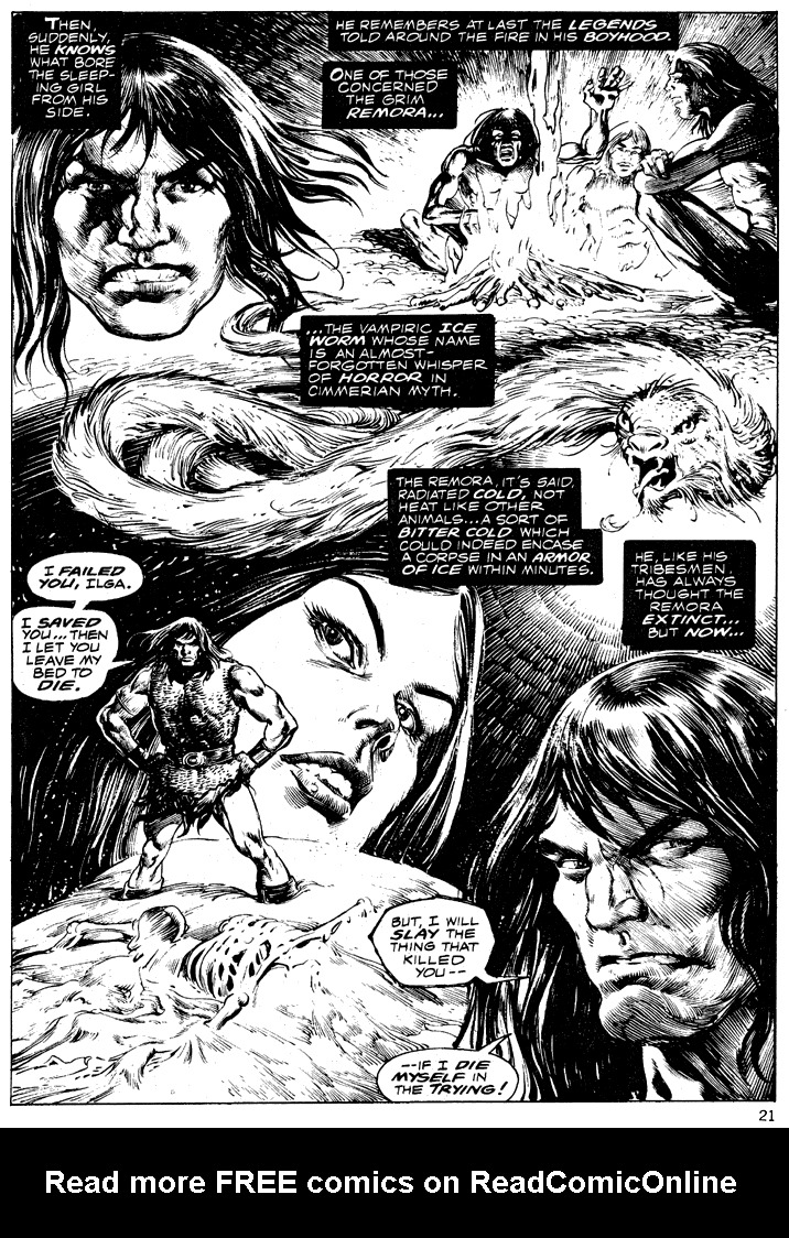 Read online The Savage Sword Of Conan comic -  Issue #34 - 21
