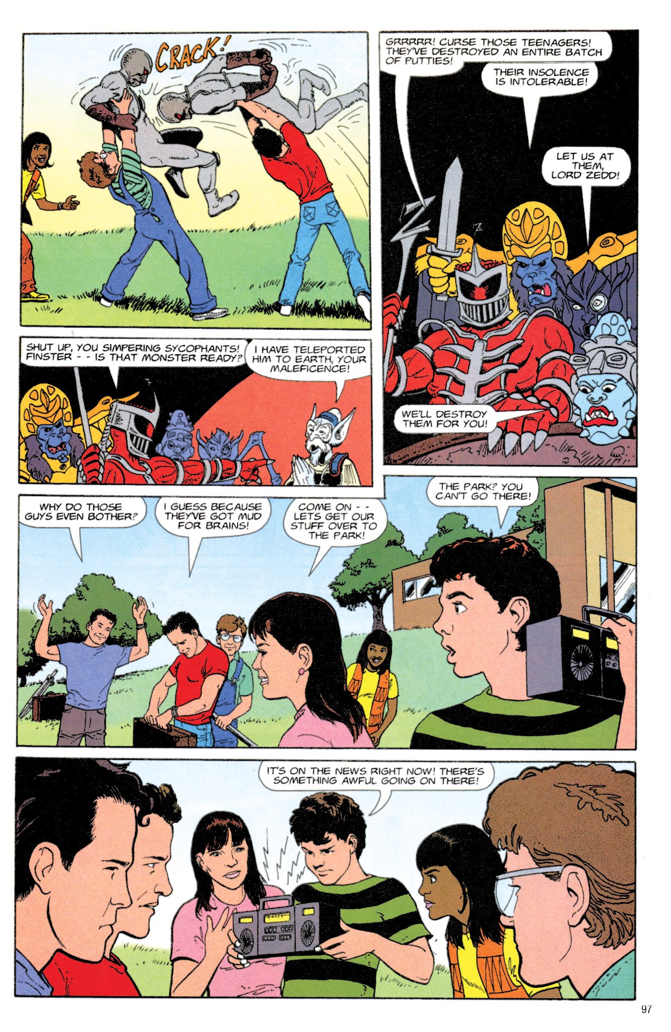 Read online Mighty Morphin Power Rangers Archive comic -  Issue # TPB 1 (Part 1) - 97
