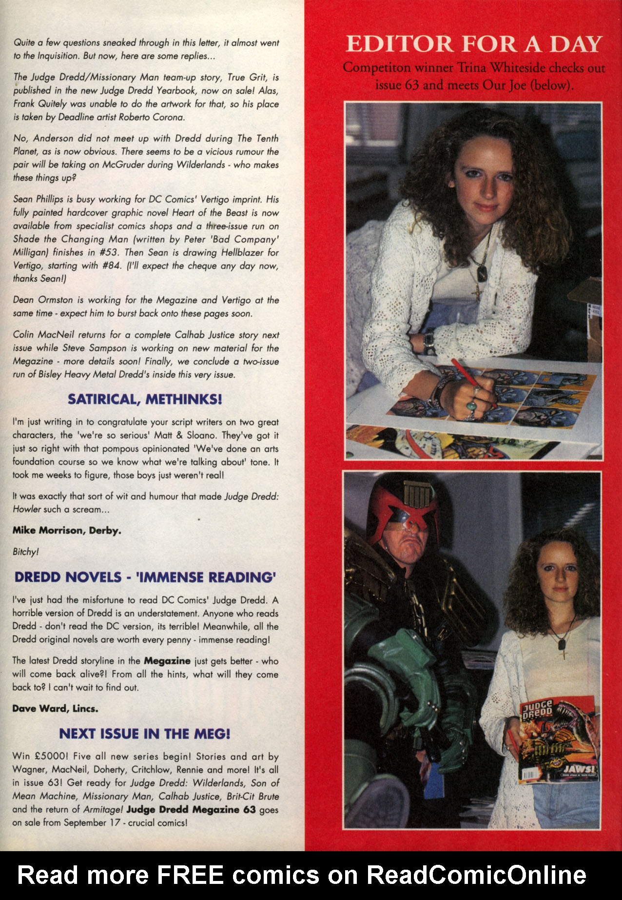 Read online Judge Dredd: The Megazine (vol. 2) comic -  Issue #62 - 43