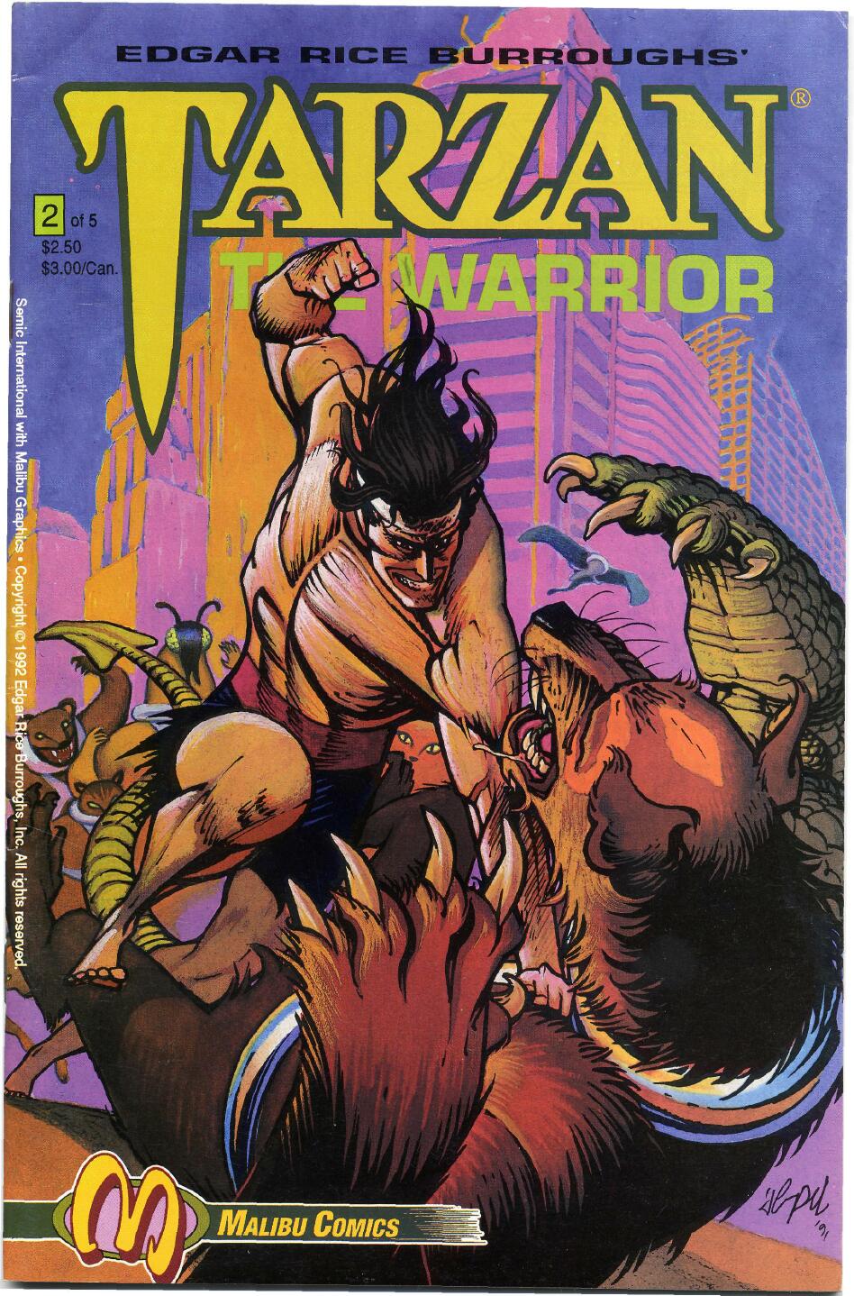Read online Tarzan the Warrior comic -  Issue #2 - 1