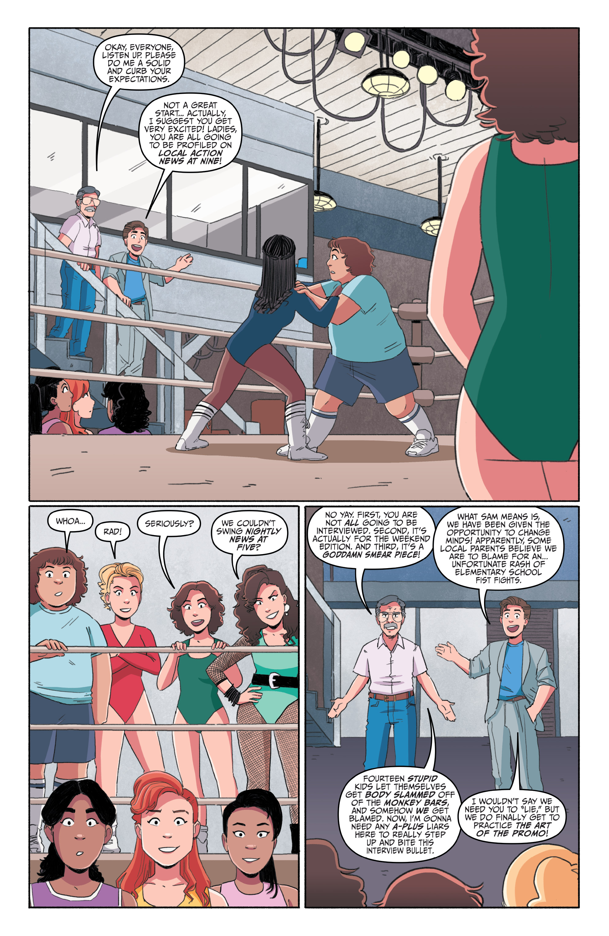 Read online GLOW vs the Babyface comic -  Issue #1 - 7