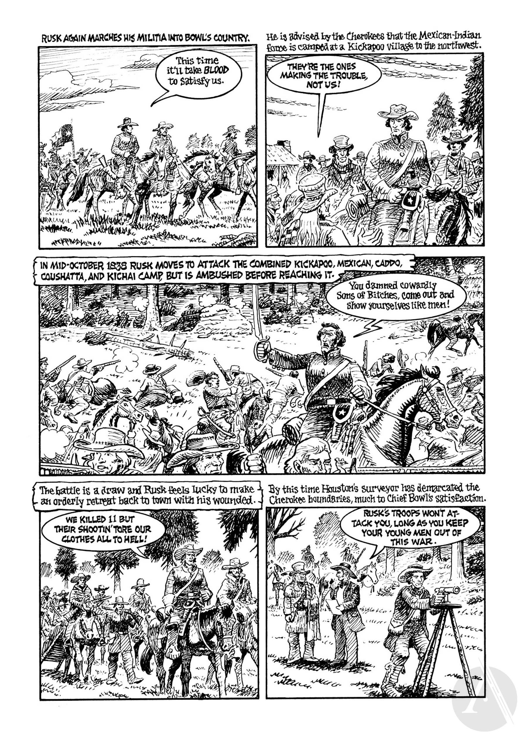 Read online Indian Lover: Sam Houston & the Cherokees comic -  Issue # TPB - 81