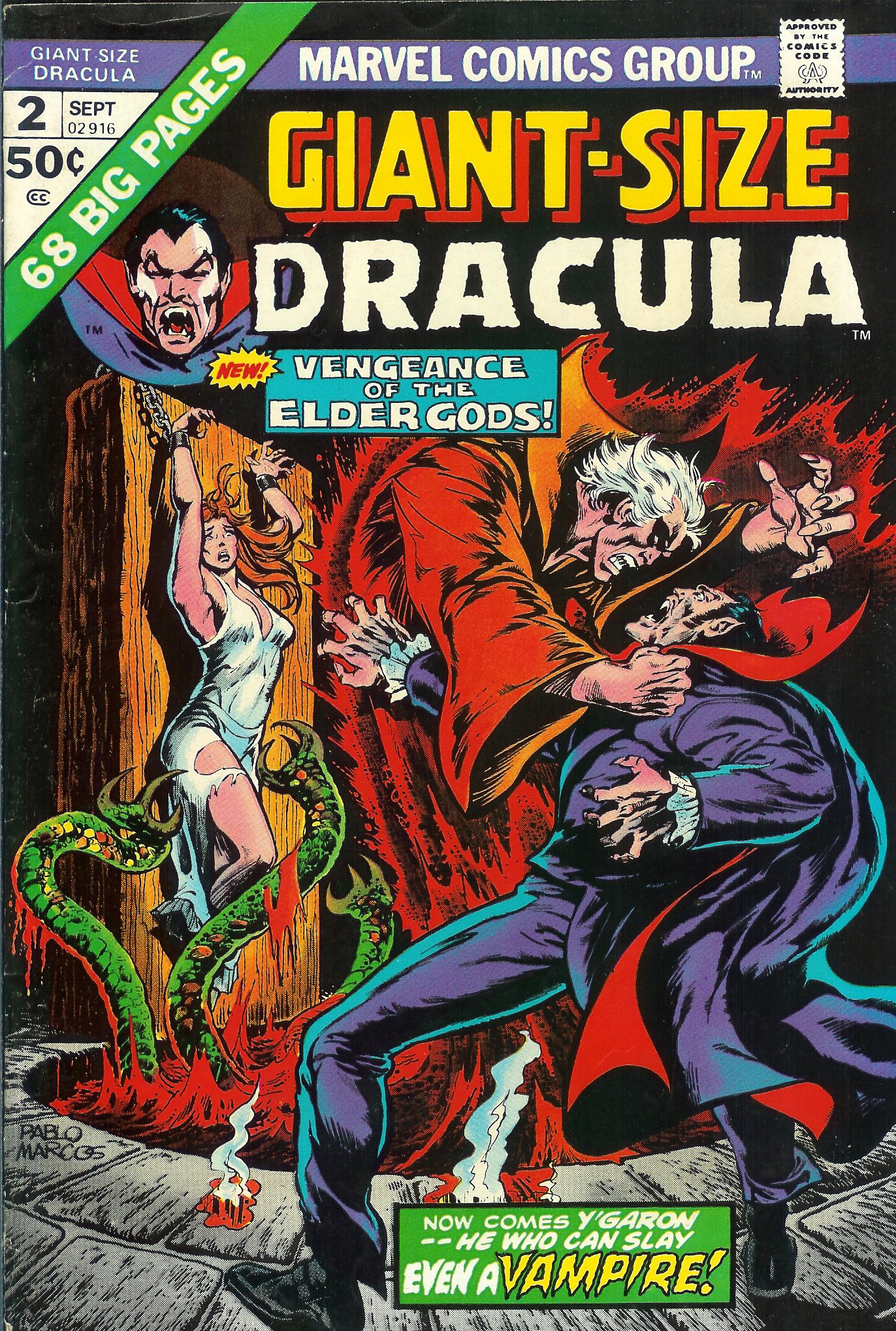 Read online Giant-Size Dracula comic -  Issue #2 - 1