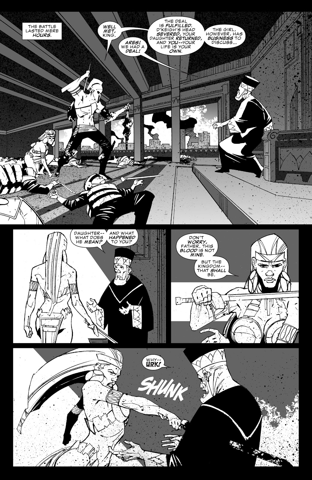 The Savage Axe of Ares (B&W) issue Full - Page 31
