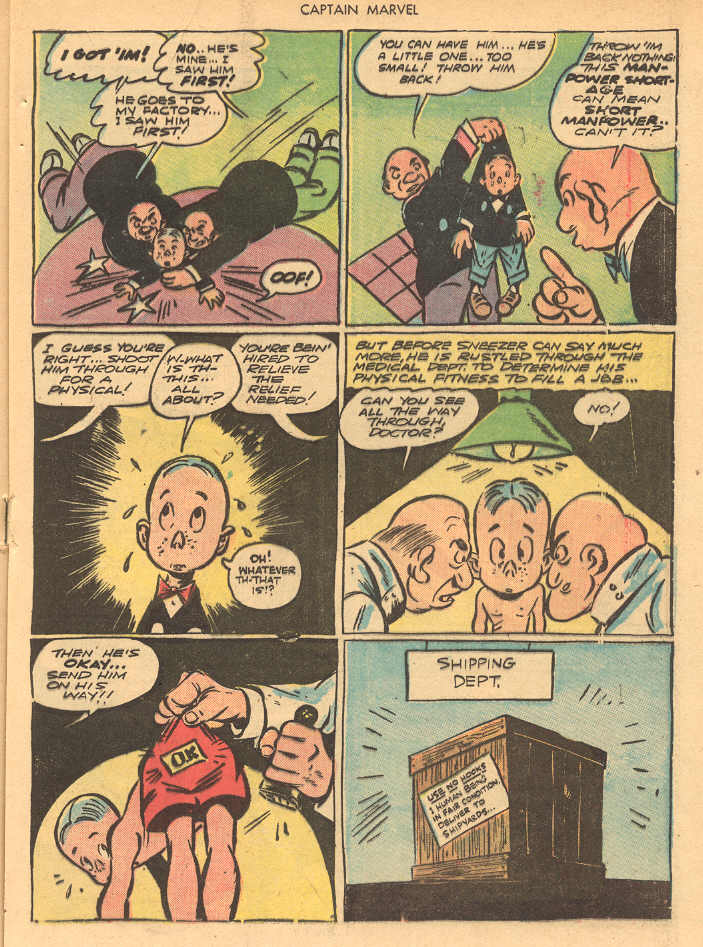 Read online Captain Marvel Adventures comic -  Issue #33 - 33