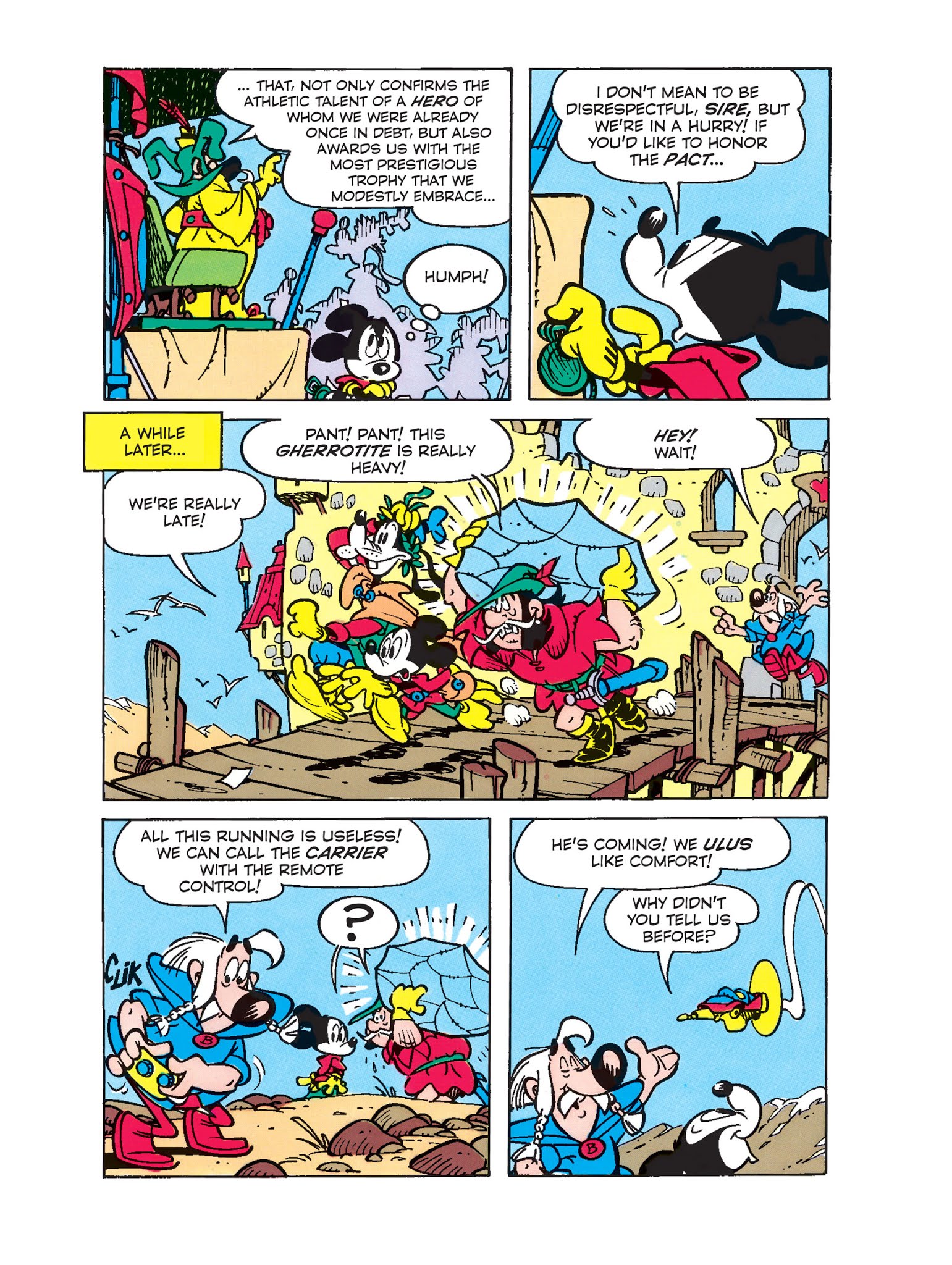 Read online Mickey Mouse and the Argaar Tournament: Return to the Land of Adventure comic -  Issue #2 - 41