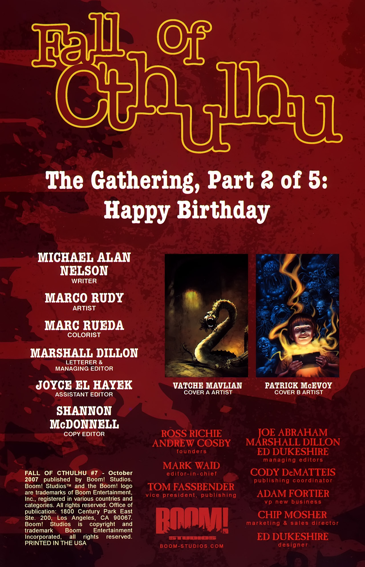 Read online Fall of Cthulhu comic -  Issue #7 - 2