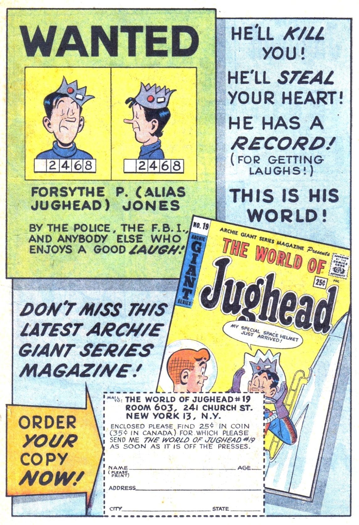 Read online Archie's Pal Jughead comic -  Issue #88 - 19