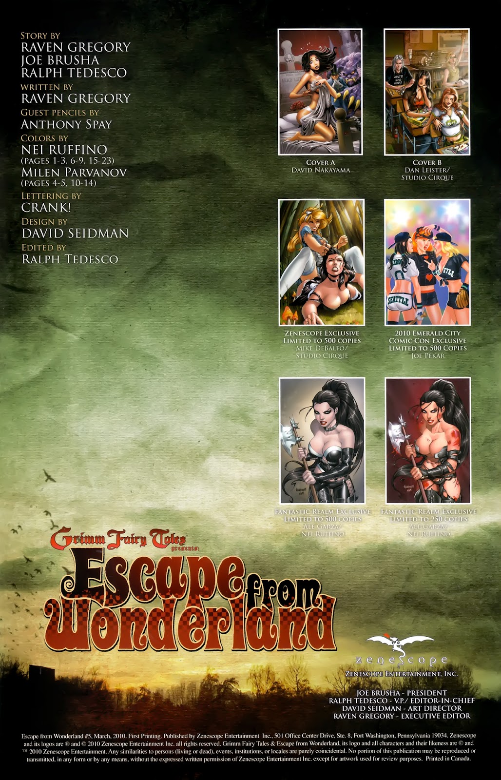 Grimm Fairy Tales: Escape From Wonderland issue 5 - Page 2