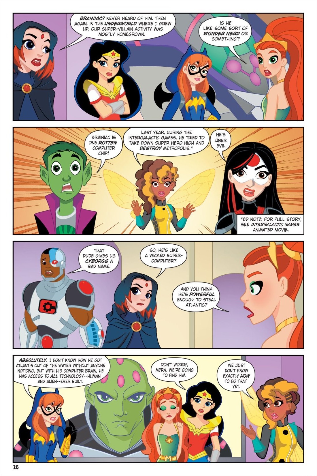 Read online DC Super Hero Girls: Search for Atlantis comic -  Issue # TPB - 26