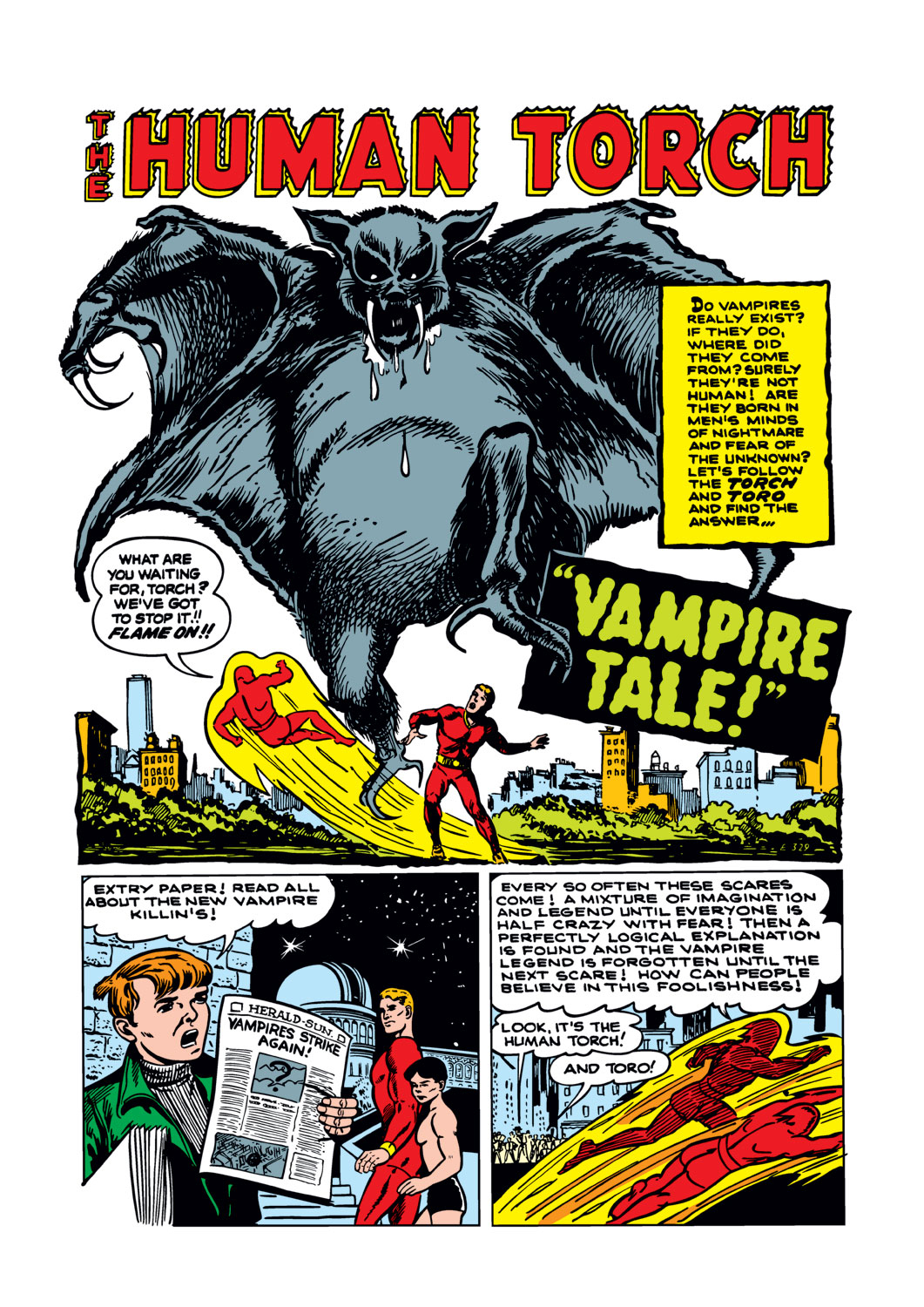 Read online The Human Torch (1940) comic -  Issue #37 - 2