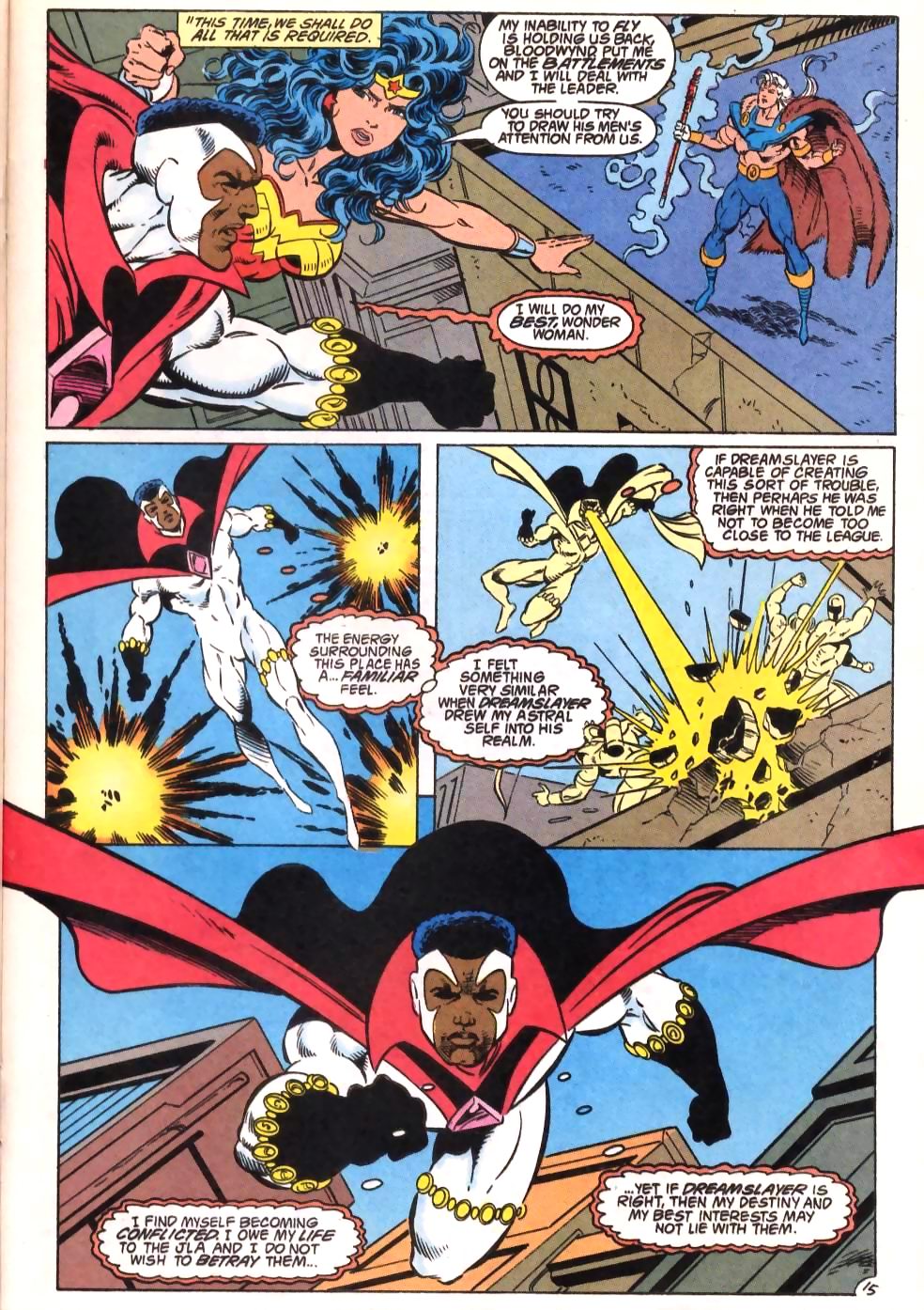 Read online Justice League America comic -  Issue #84 - 16