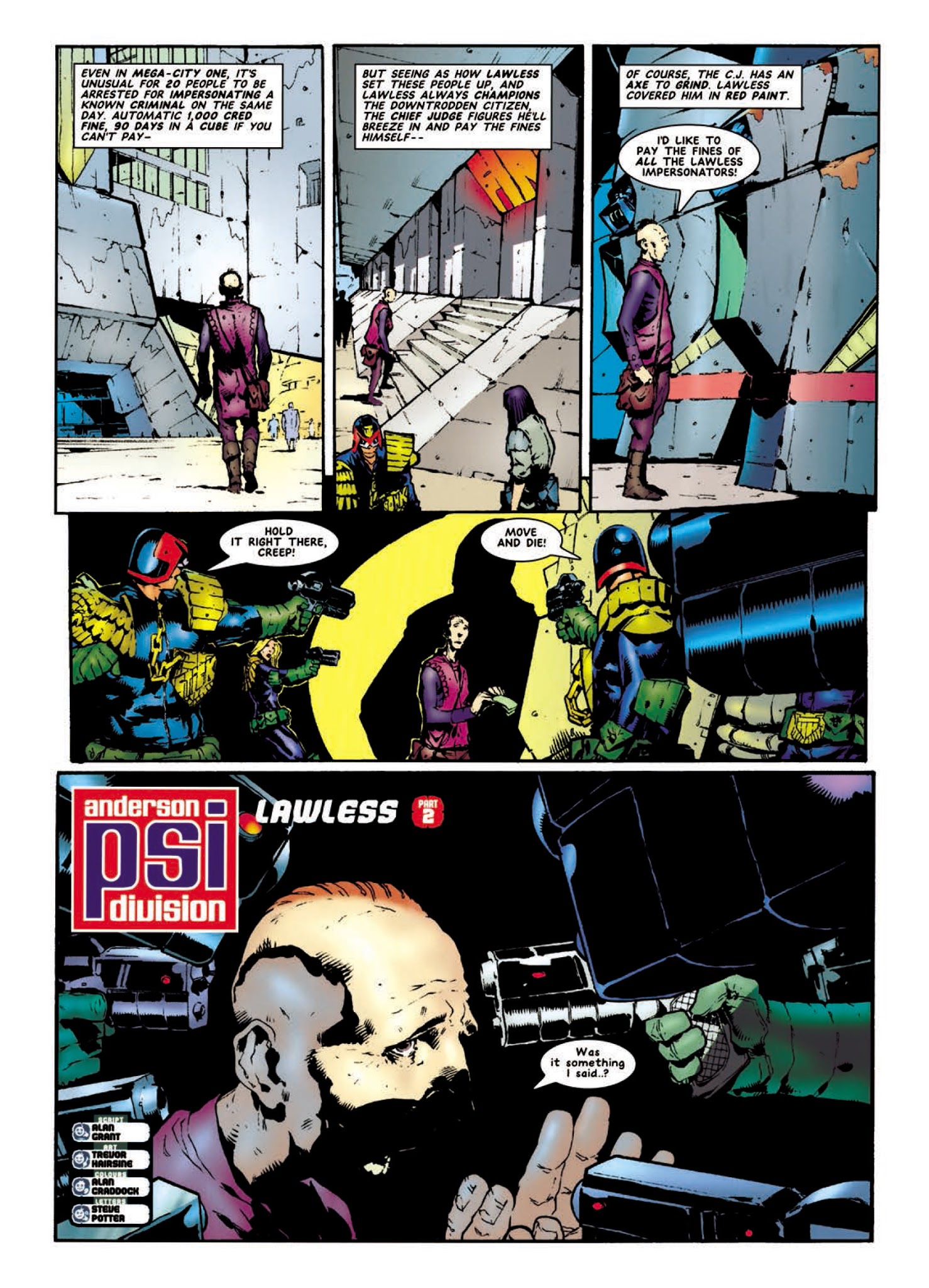 Read online Judge Anderson: The Psi Files comic -  Issue # TPB 3 - 255