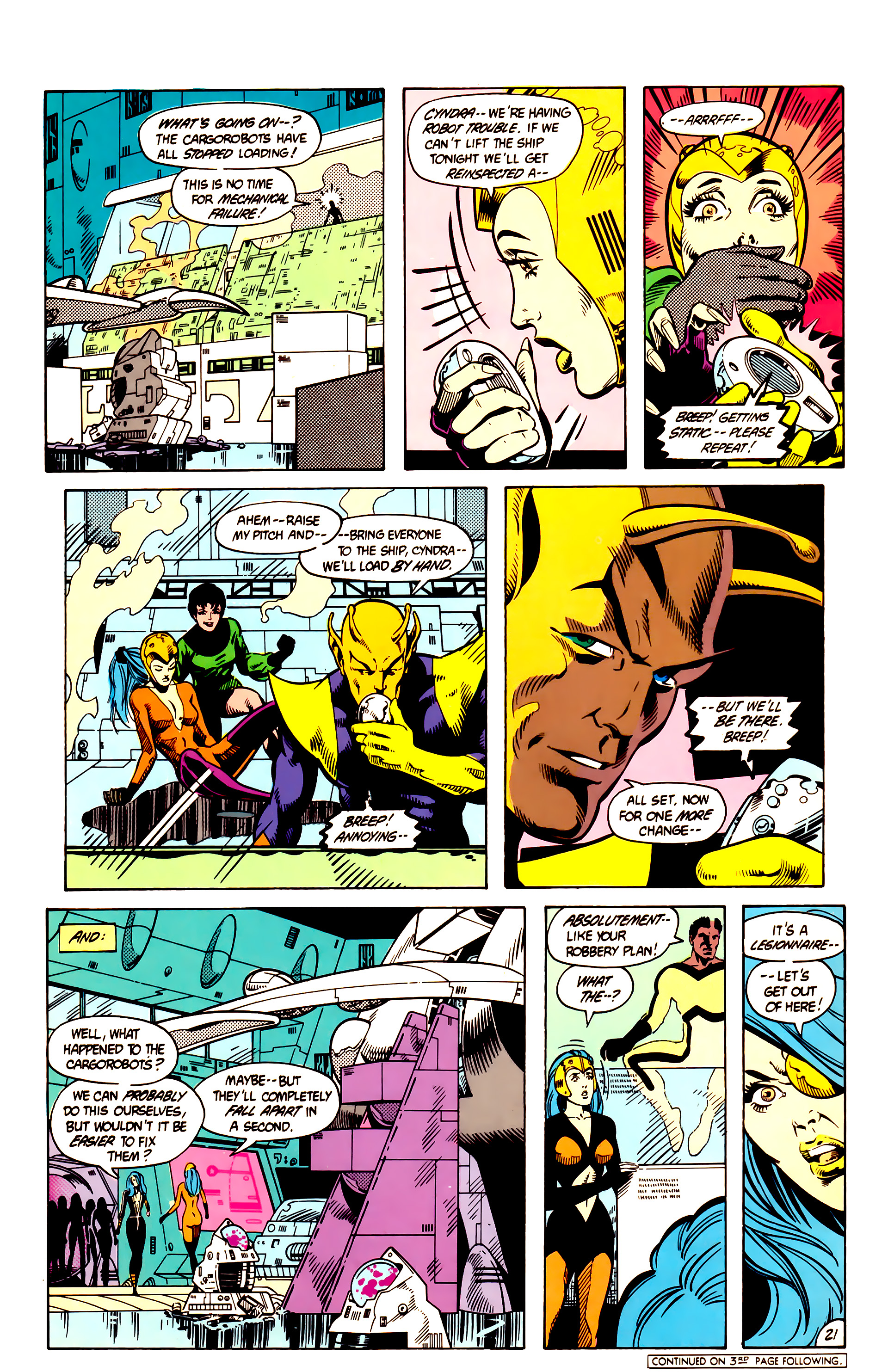 Read online Legion of Super-Heroes (1984) comic -  Issue #9 - 23