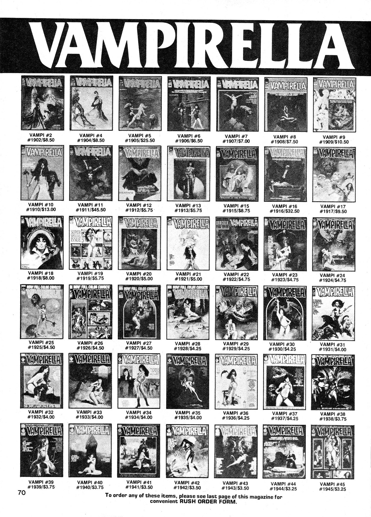 Read online Vampirella (1969) comic -  Issue #87 - 70