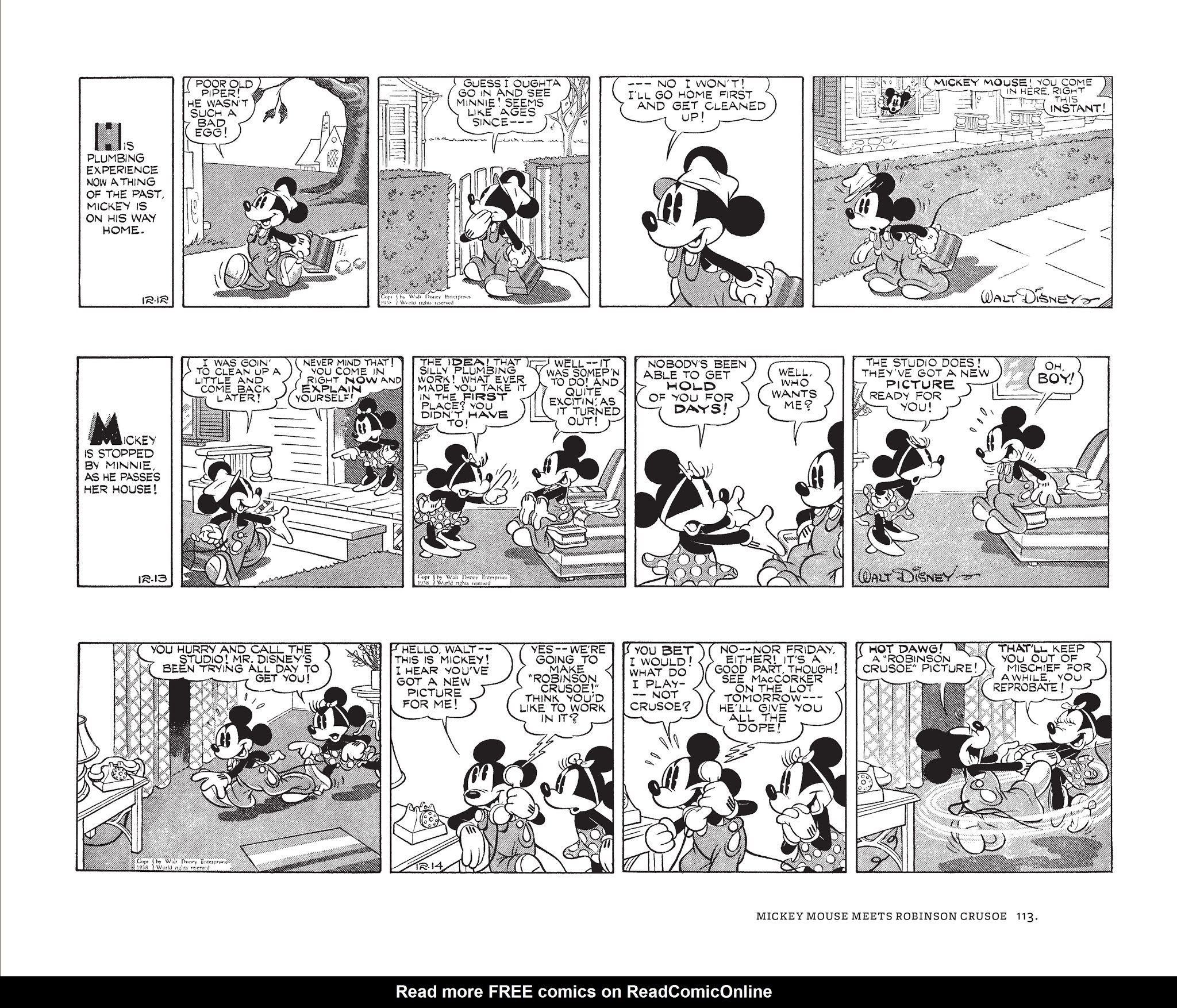 Read online Walt Disney's Mickey Mouse by Floyd Gottfredson comic -  Issue # TPB 5 (Part 2) - 13