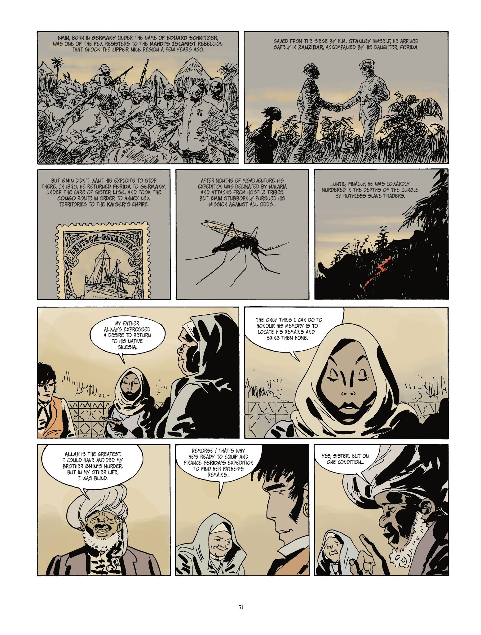 Read online Corto Maltese [GER] comic -  Issue #16 - 51