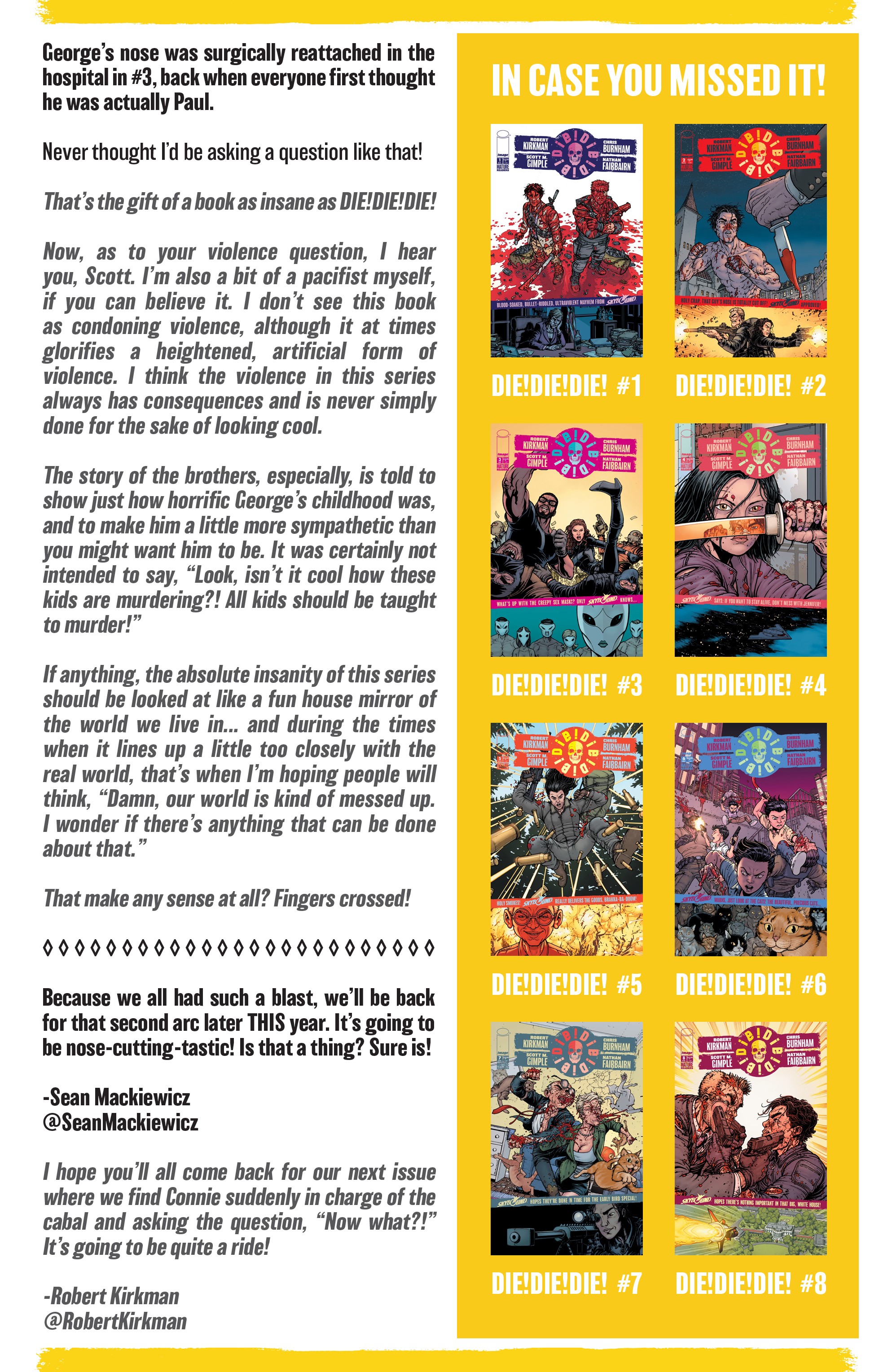 Read online Die!Die!Die! comic -  Issue #8 - 33
