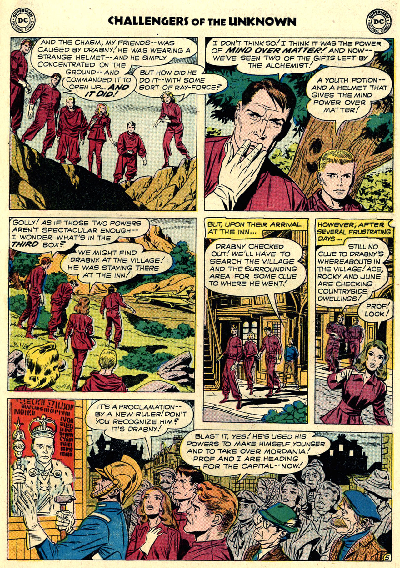 Challengers of the Unknown (1958) Issue #8 #8 - English 7