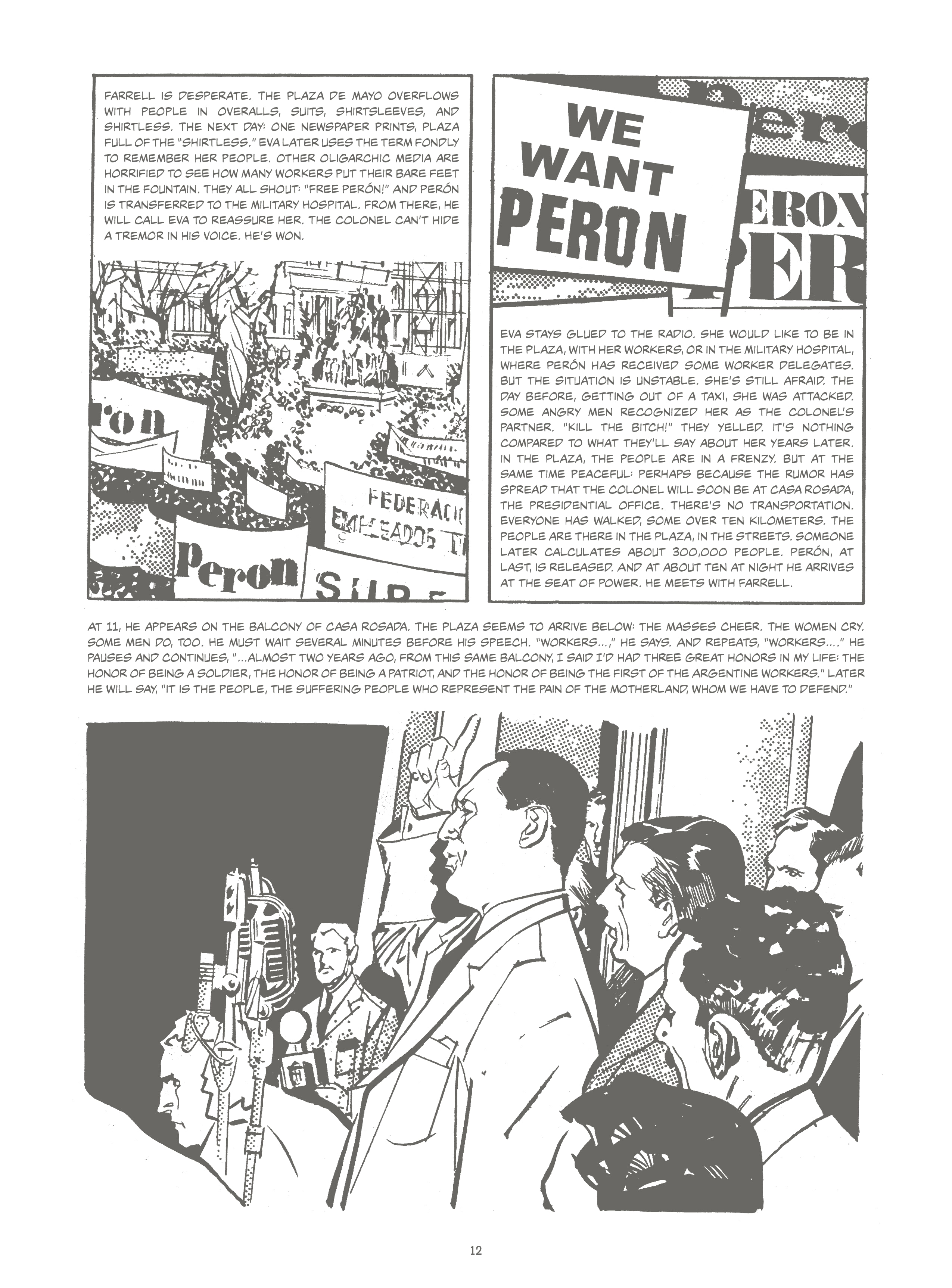 Read online Evita, the Life and Work of Eva Perón comic -  Issue # TPB - 17