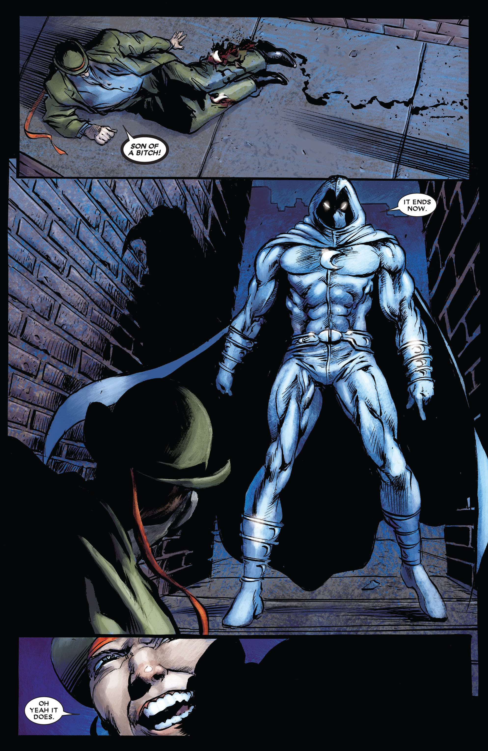Read online Moon Knight by Huston, Benson & Hurwitz Omnibus comic -  Issue # TPB (Part 7) - 35