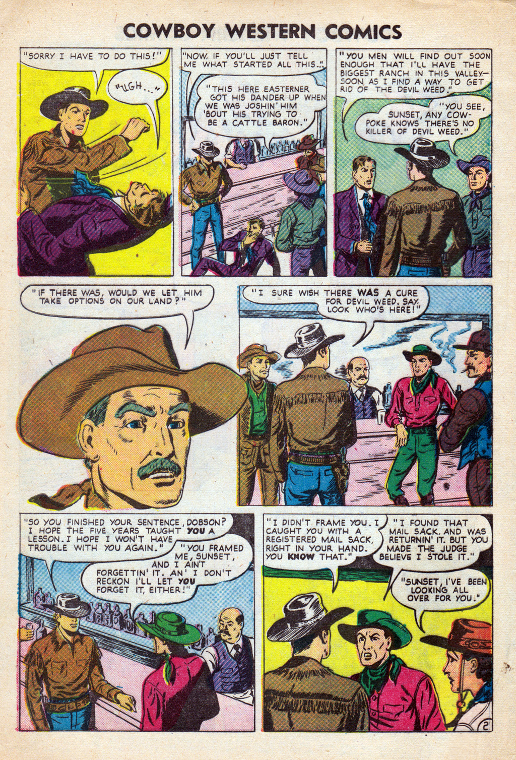 Read online Cowboy Western Comics (1948) comic -  Issue #35 - 4