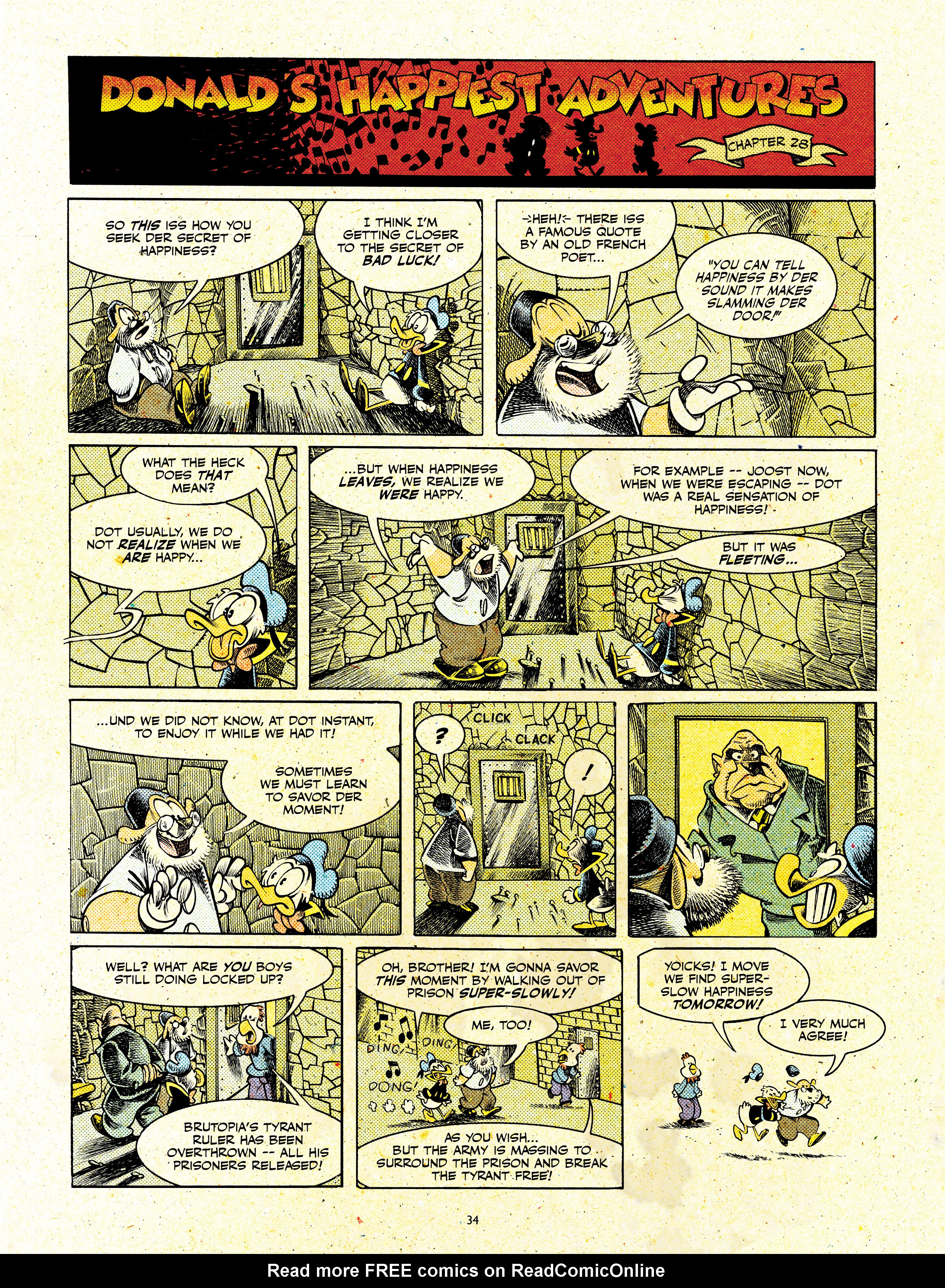 Read online Walt Disney's Donald Duck: Donald's Happiest Adventures comic -  Issue # Full - 34