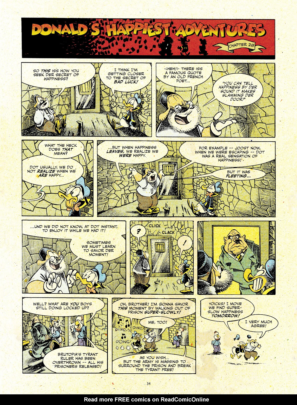 Walt Disney's Donald Duck: Donald's Happiest Adventures issue Full - Page 34