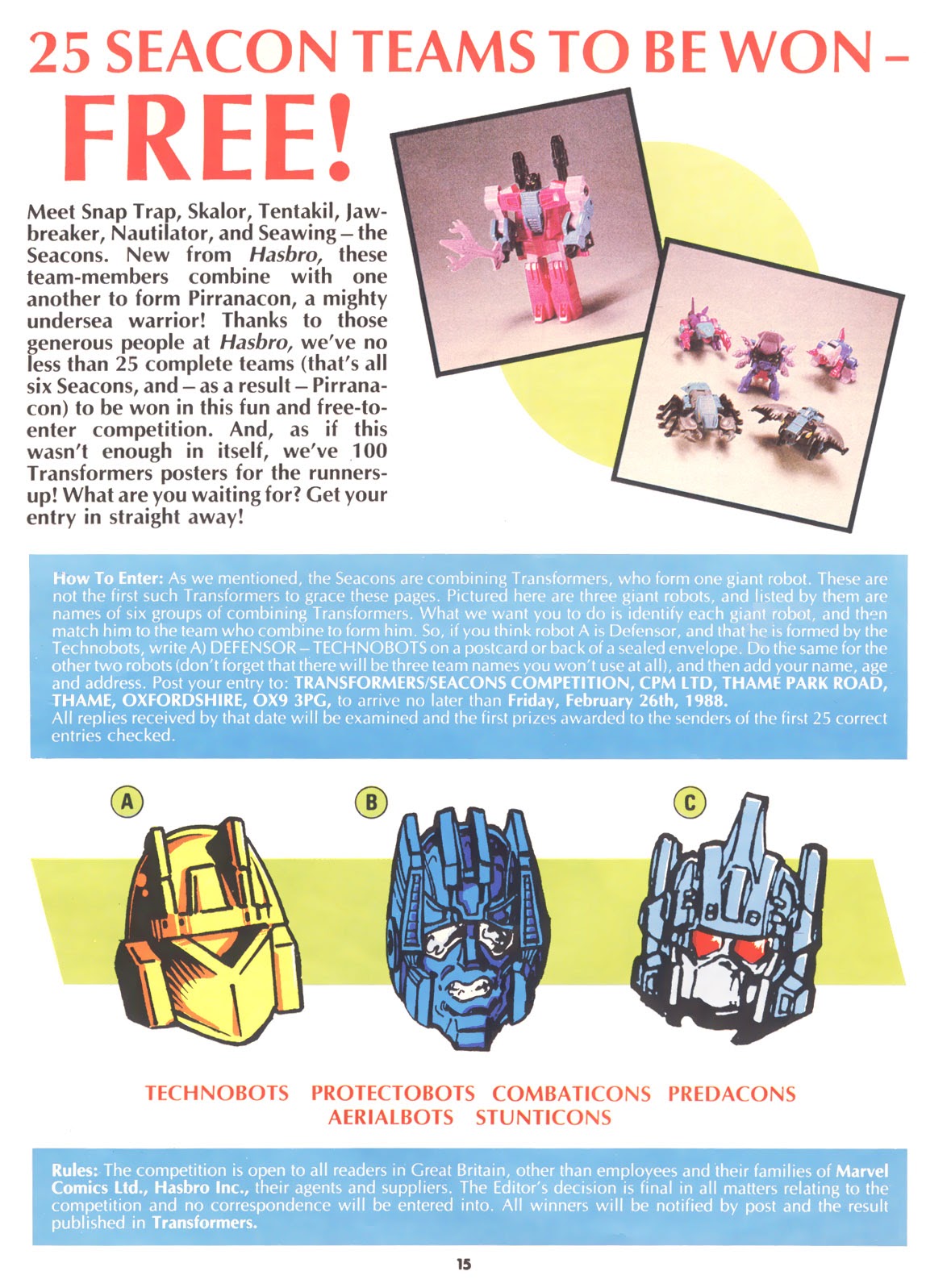 Read online The Transformers (UK) comic -  Issue #152 - 15