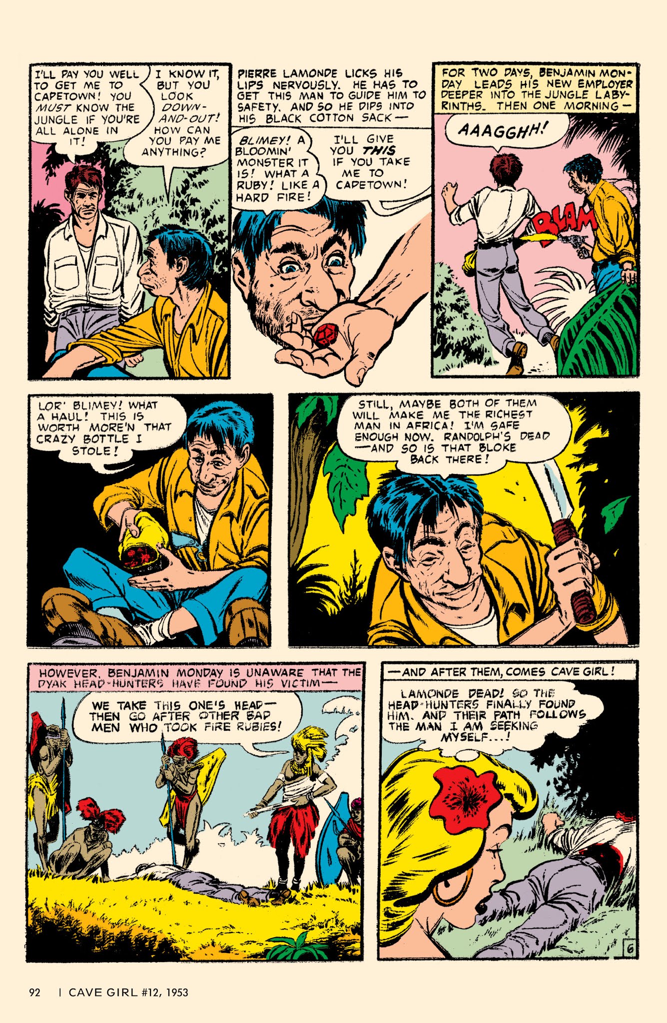 Read online Bob Powell's Complete Cave Girl comic -  Issue # TPB (Part 1) - 93