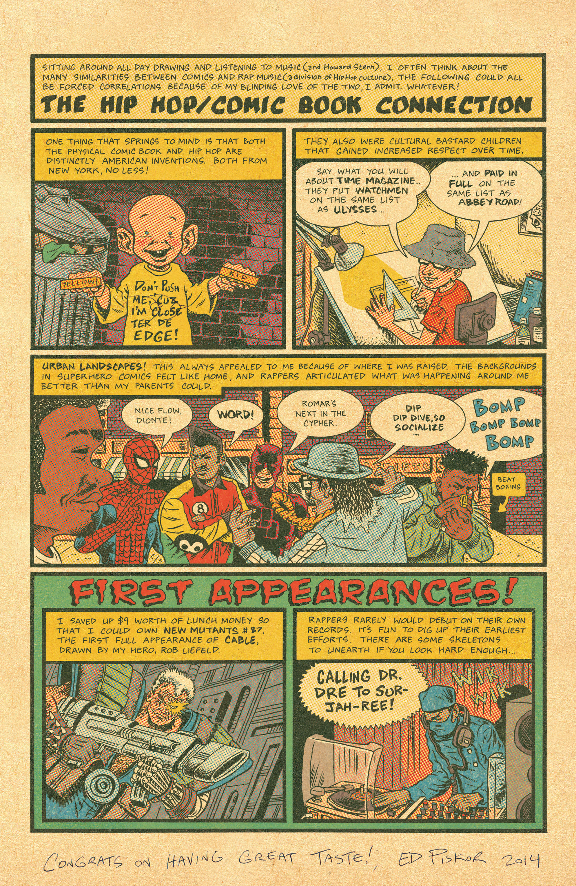 Read online Free Comic Book Day 2014 comic -  Issue # Hip Hop Family Tree Two-in-One - 3