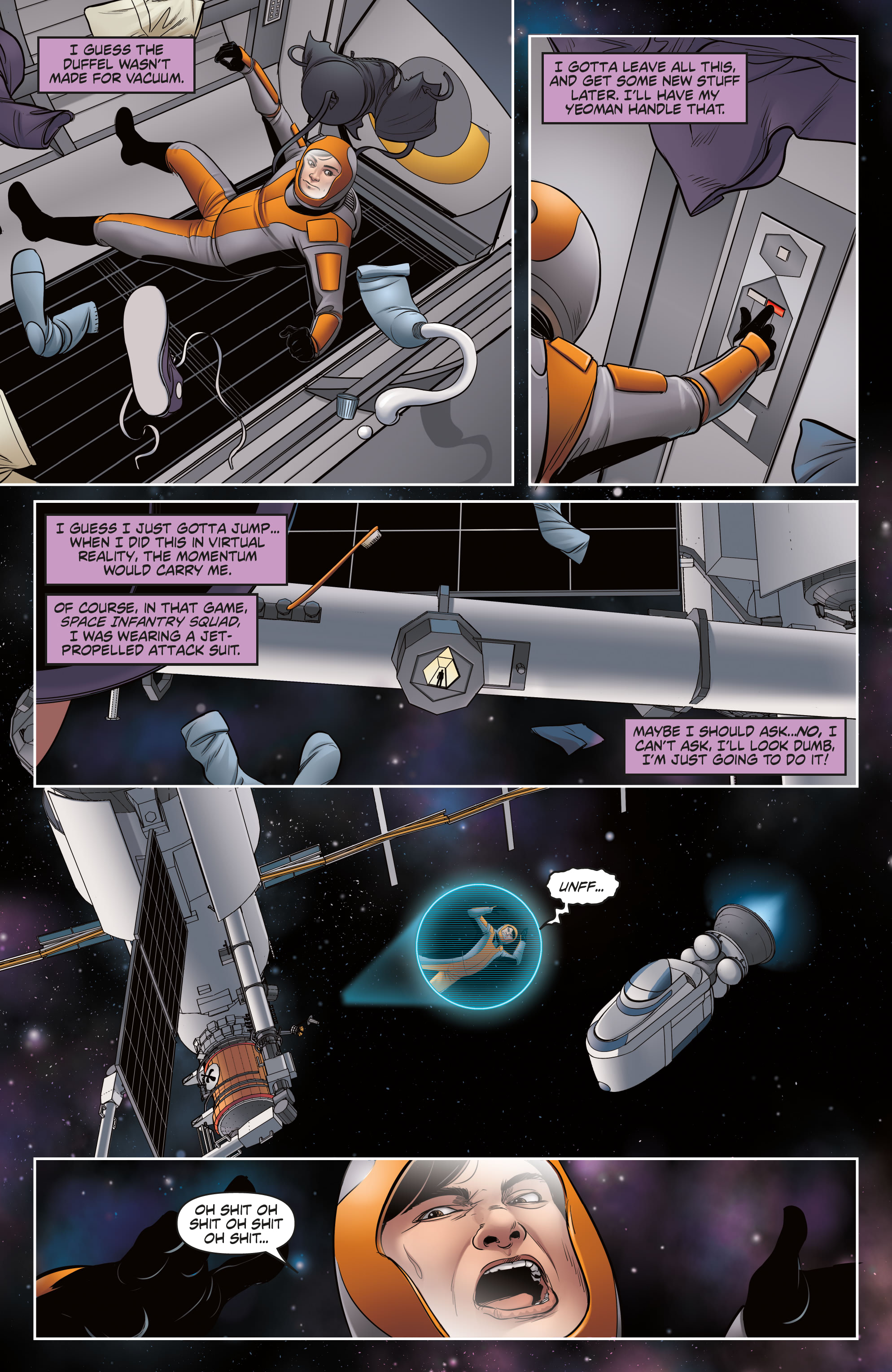Read online Space Job comic -  Issue #1 - 6