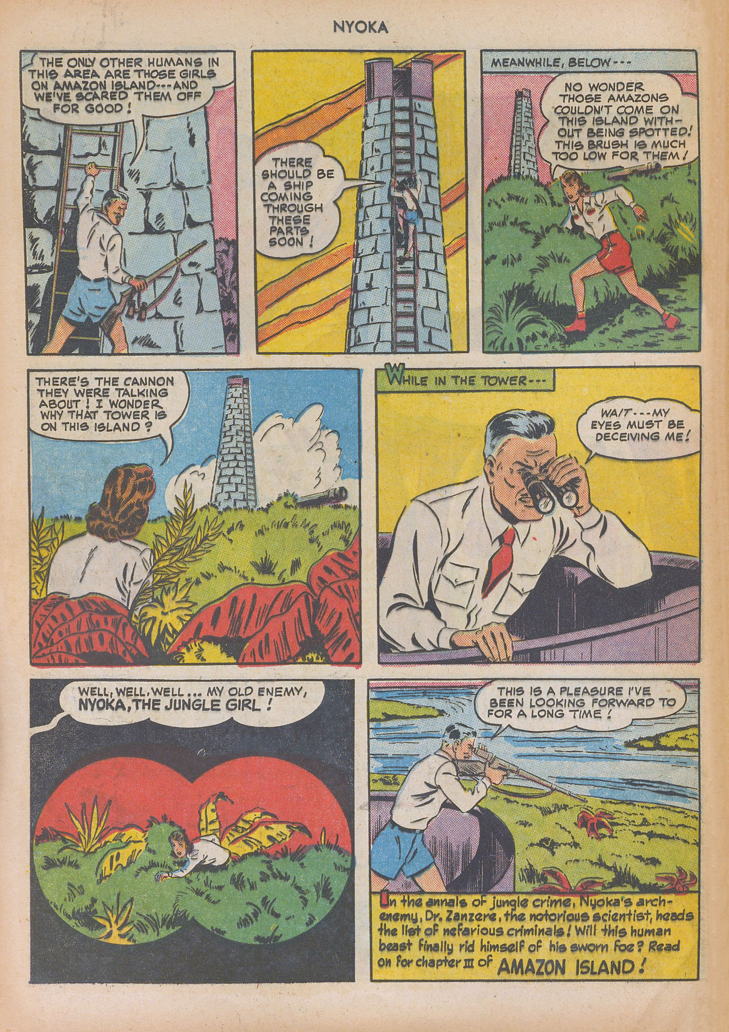 Read online Nyoka the Jungle Girl (1945) comic -  Issue #47 - 50
