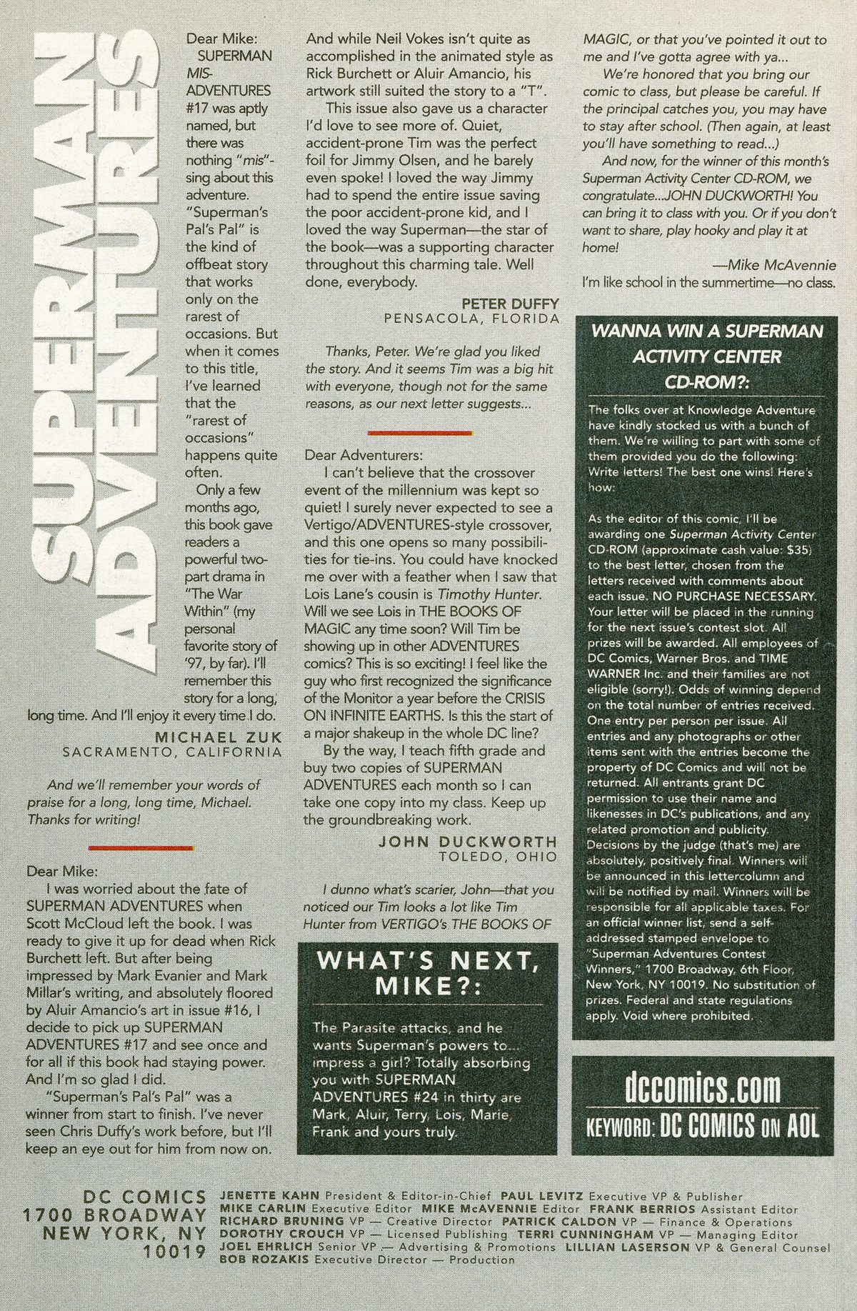 Read online Superman Adventures comic -  Issue #23 - 24