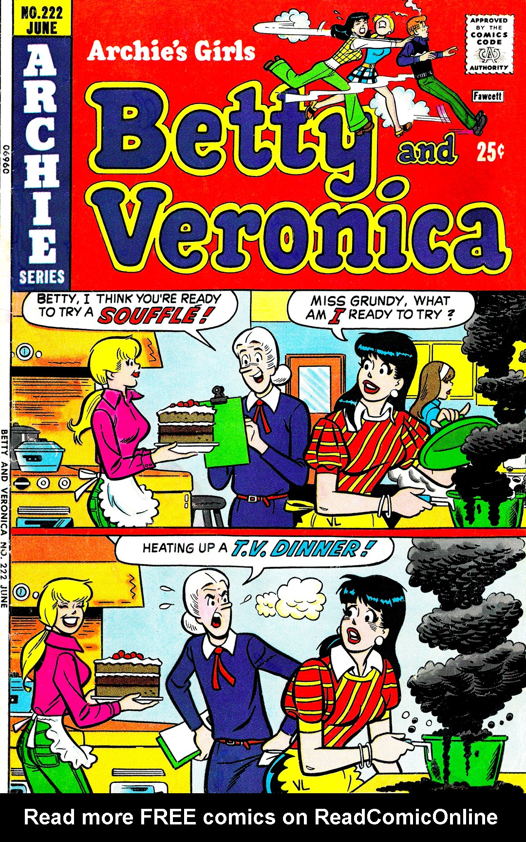 Read online Archie's Girls Betty and Veronica comic -  Issue #222 - 1