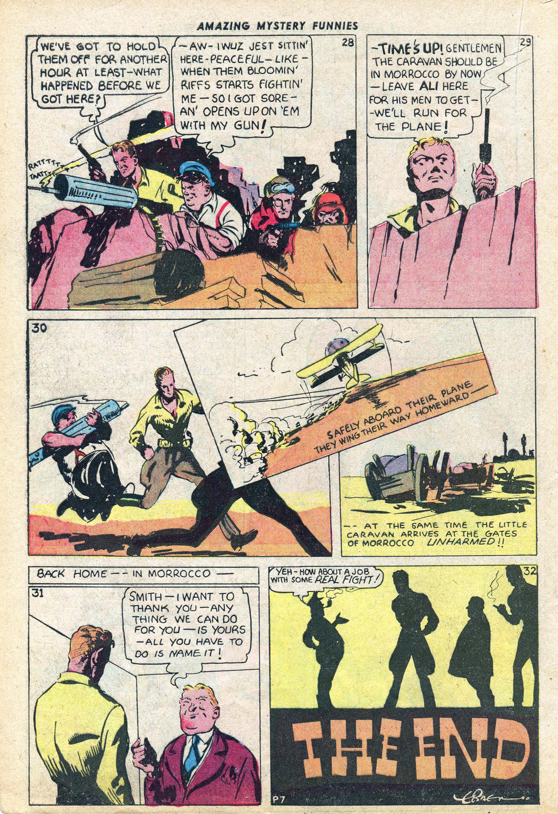 Read online Amazing Mystery Funnies comic -  Issue #2 - 34