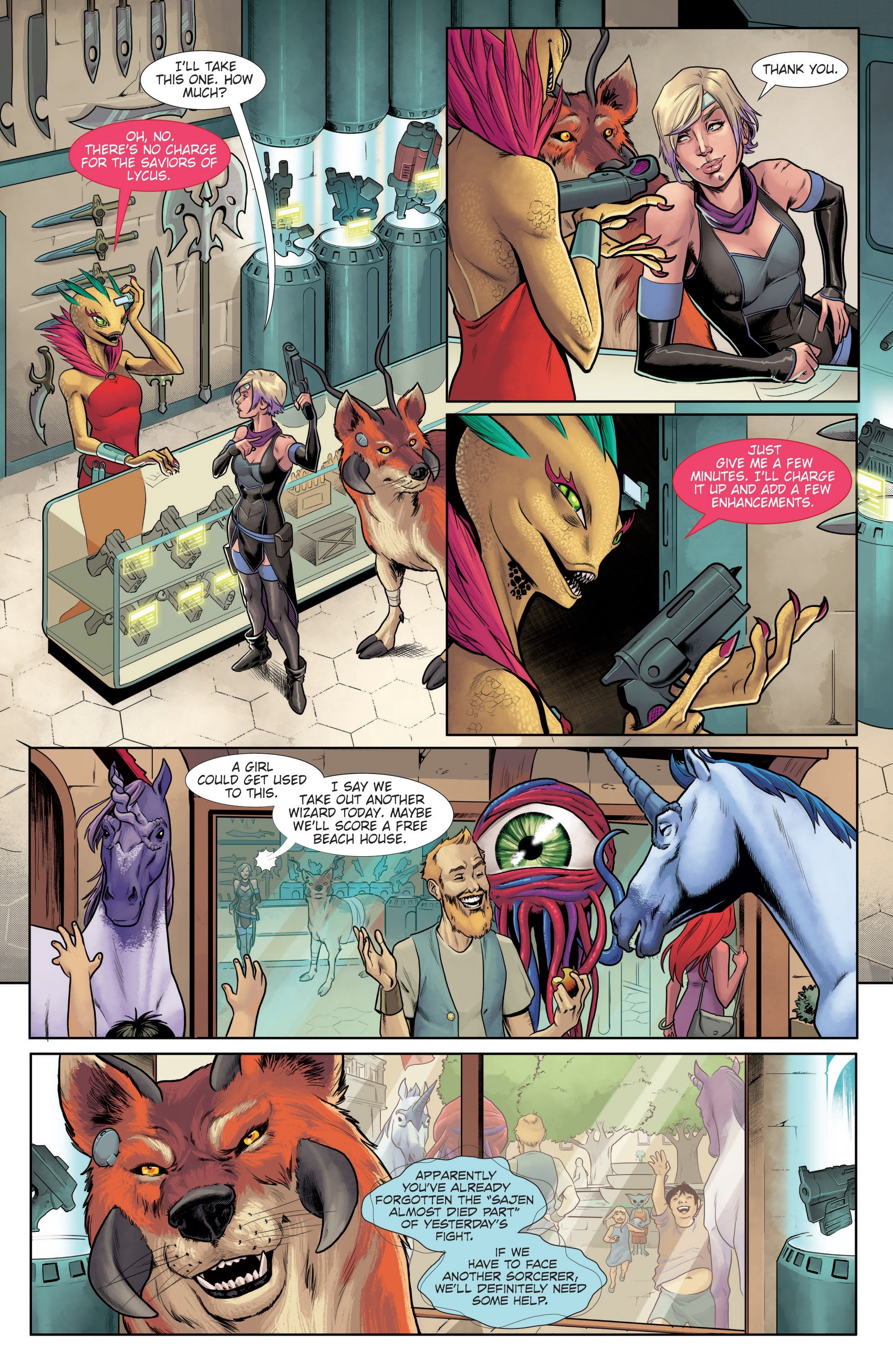 Read online By the Horns comic -  Issue #3 - 4