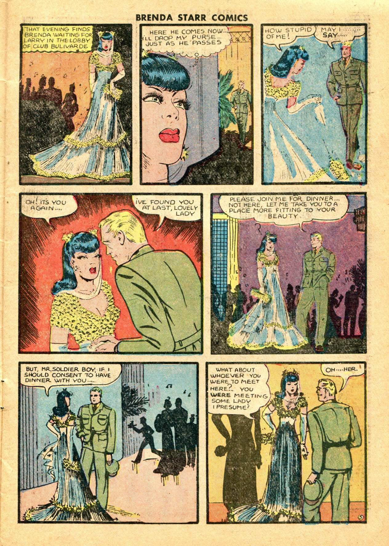 Read online Brenda Starr (1948) comic -  Issue #6 - 6