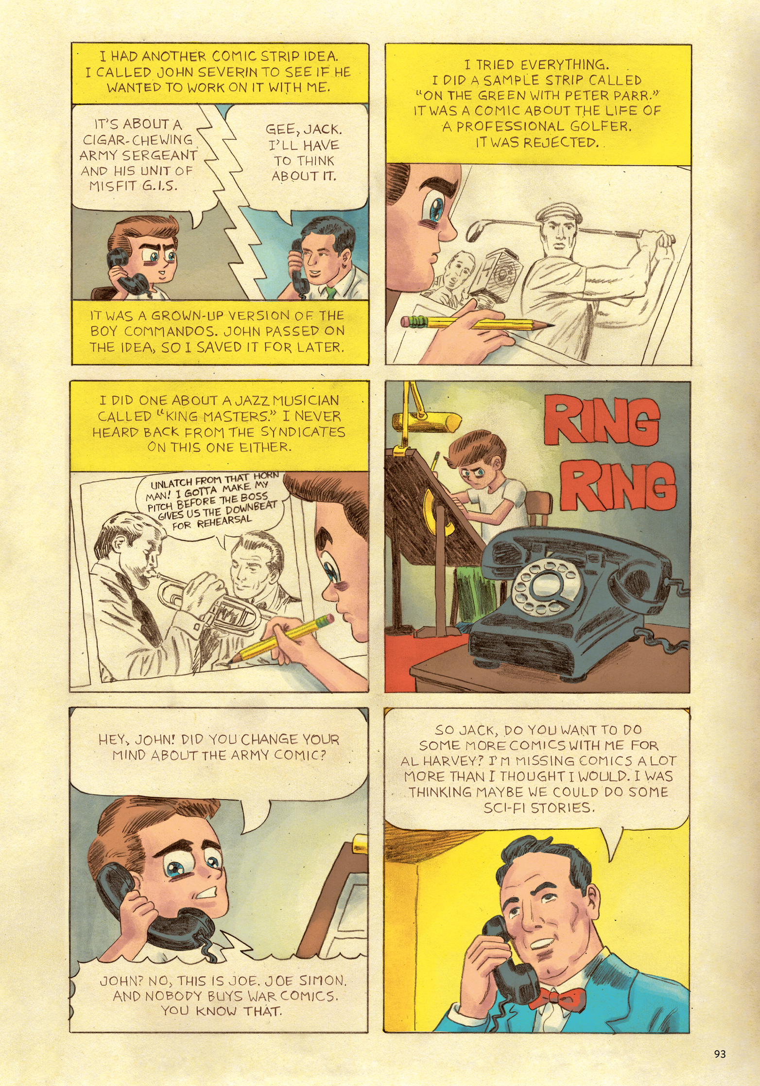 Read online Jack Kirby: The Epic Life of the King of Comics comic -  Issue # TPB (Part 2) - 1