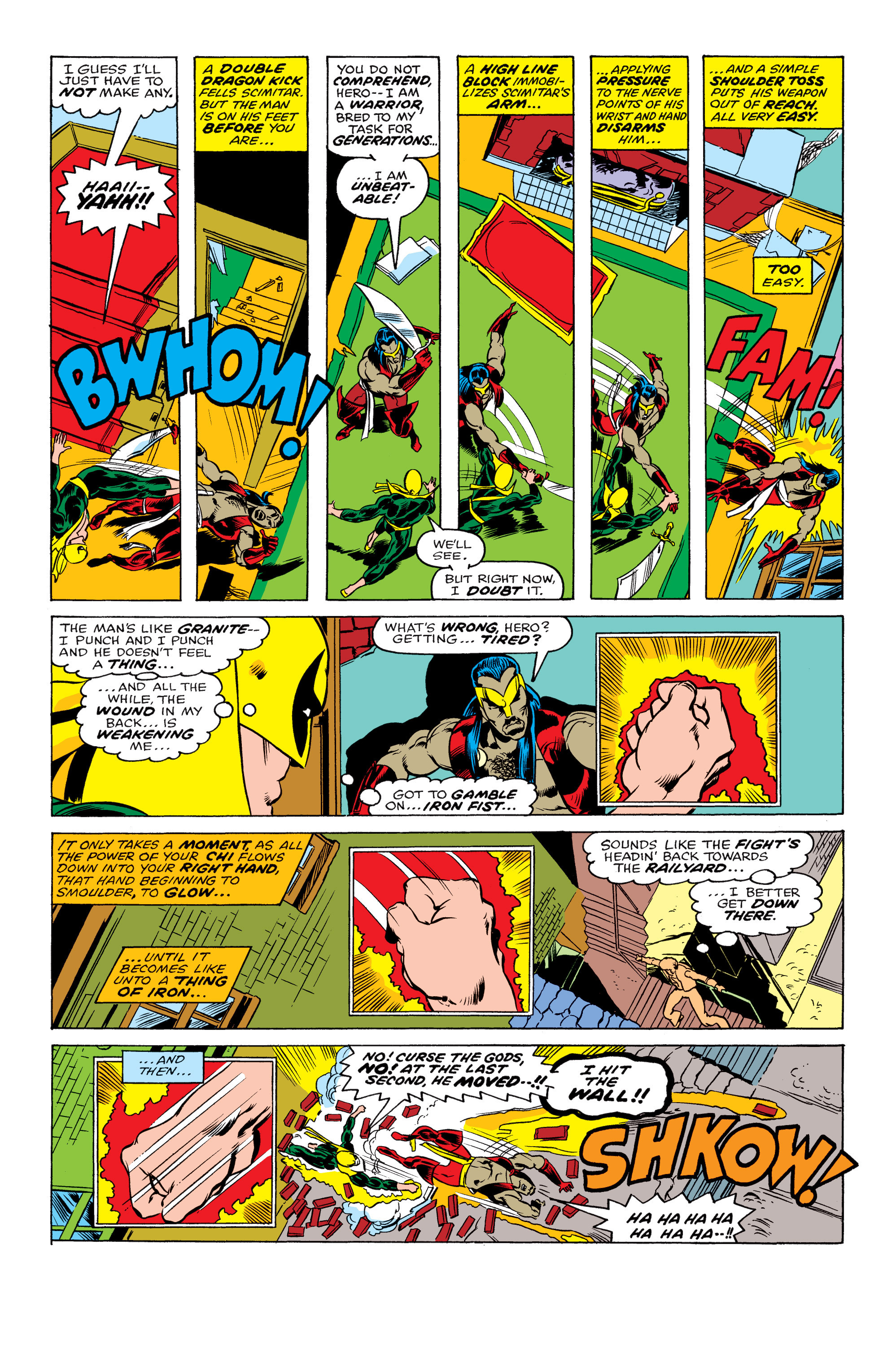 Read online Iron Fist (1975) comic -  Issue #5 - 12
