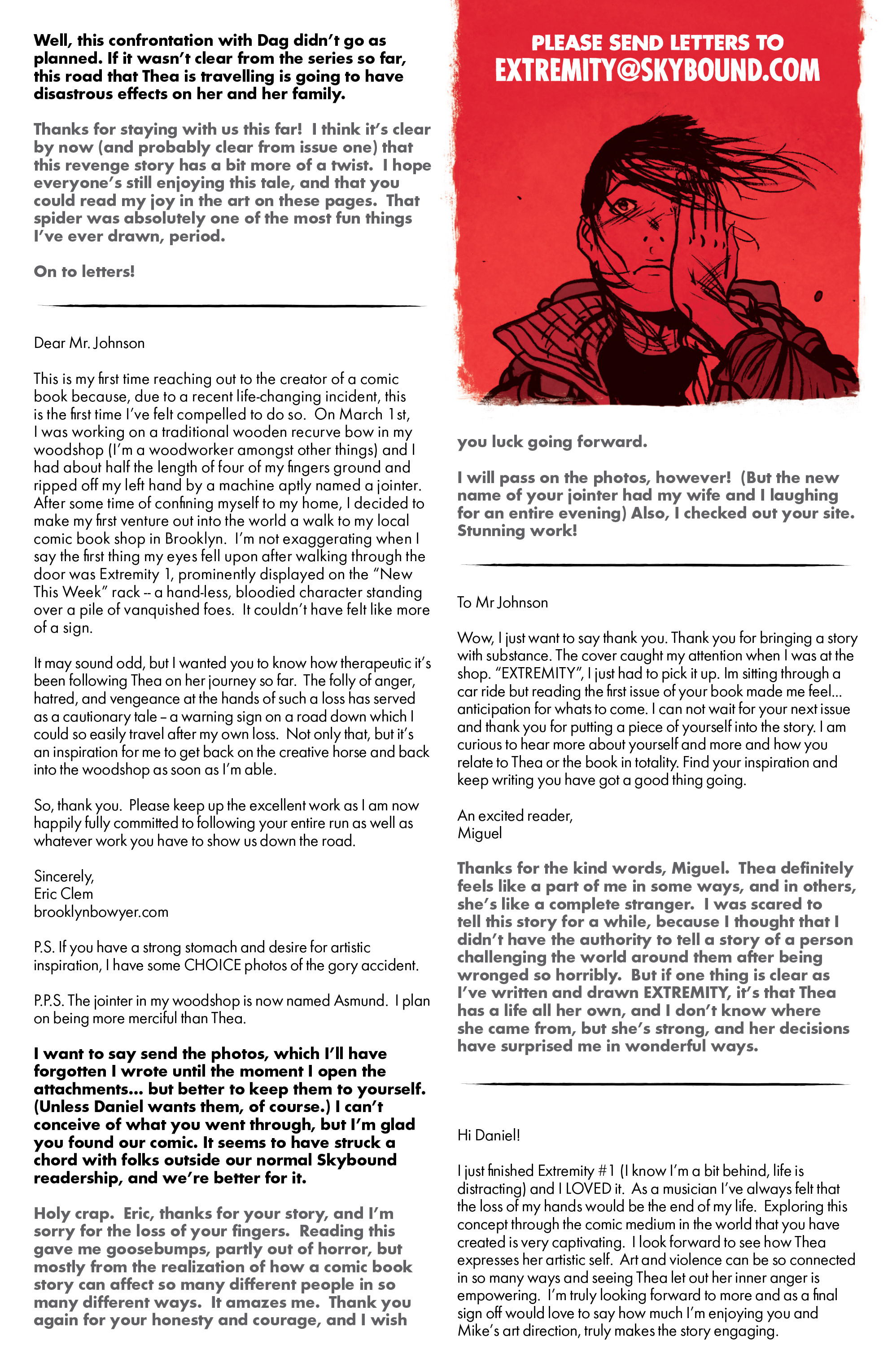 Read online Extremity comic -  Issue #4 - 27