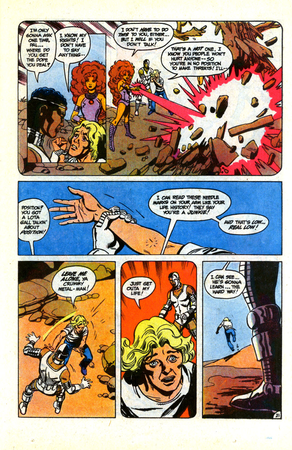 Read online The New Teen Titans (Drug Awareness Specials) comic -  Issue #3 - 23