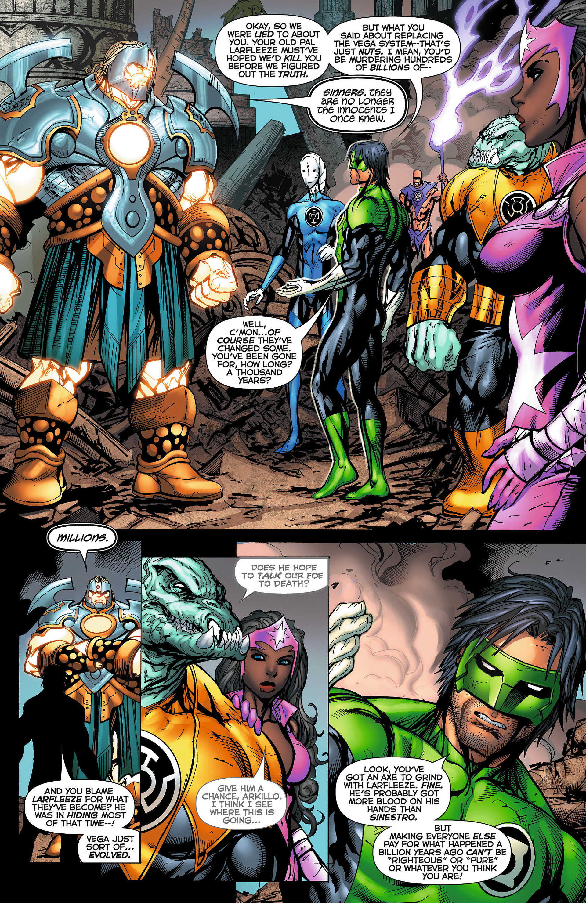Read online Green Lantern: New Guardians comic -  Issue #7 - 11